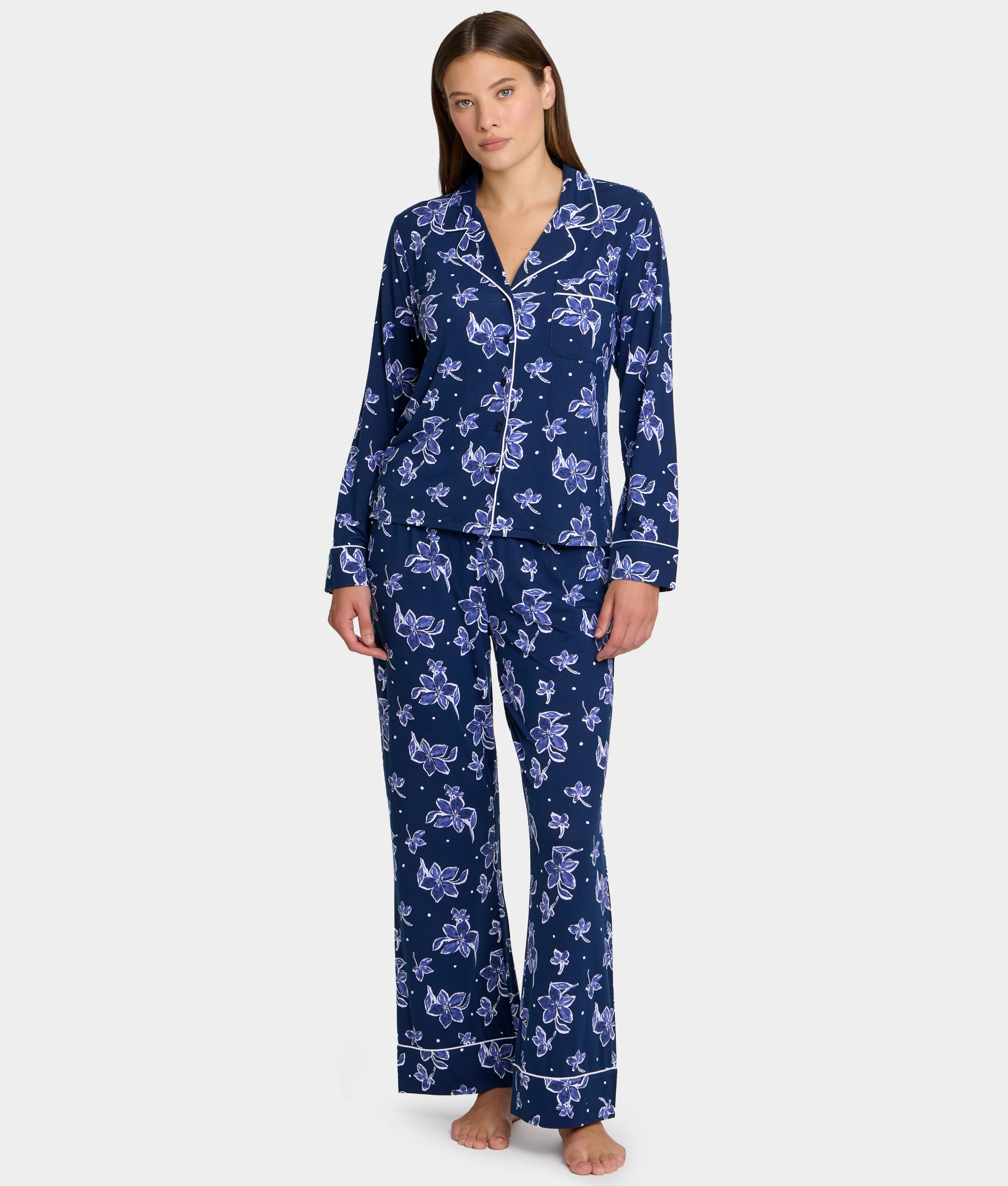 The Cooling Piped Pajama Set - Image 34