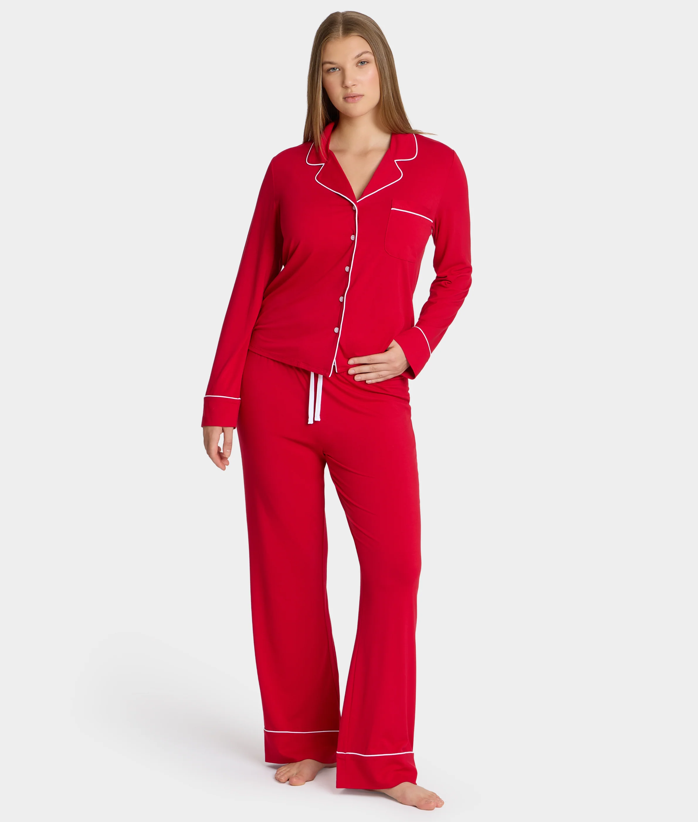 The Cooling Piped Pajama Set - Image 49