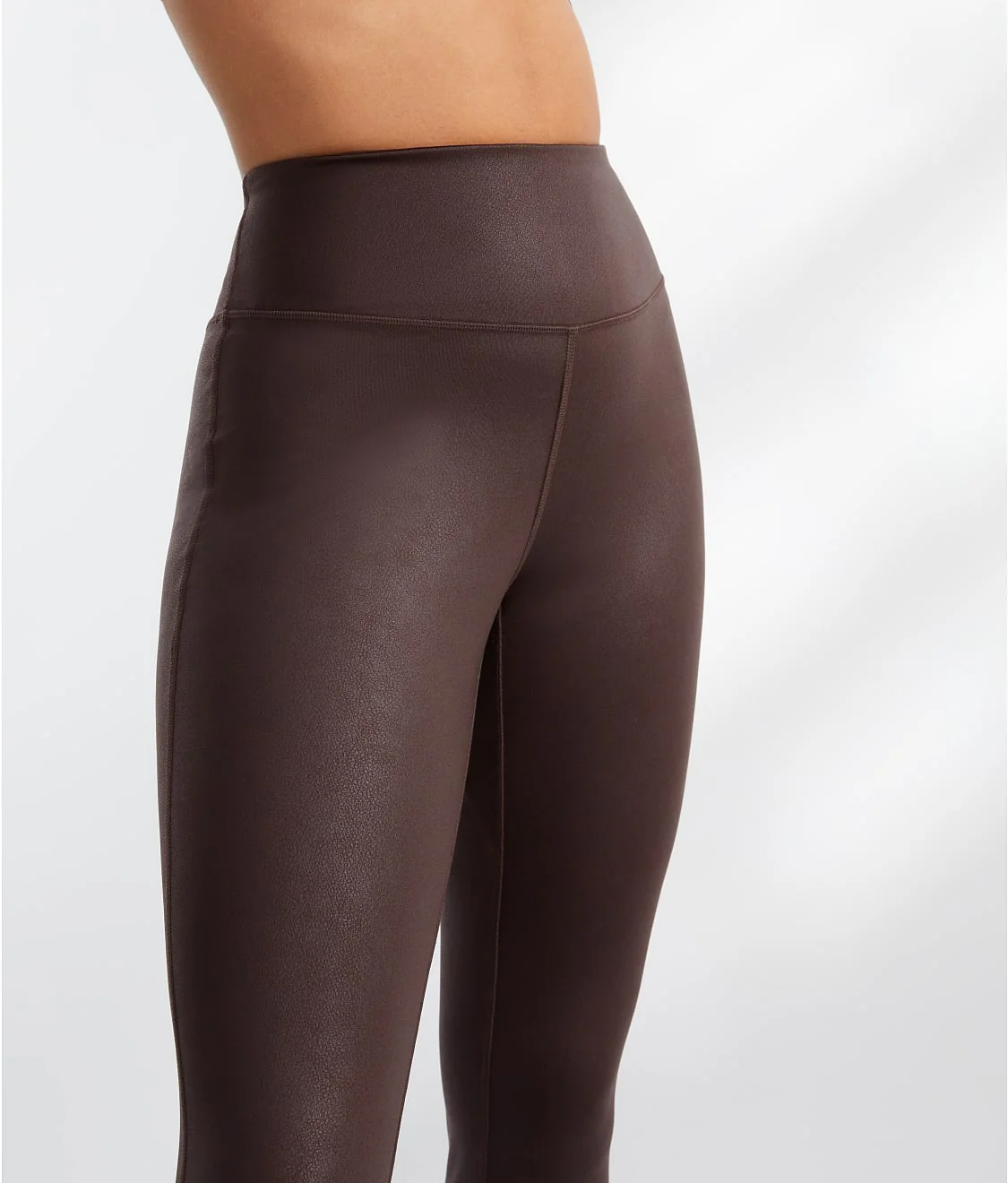 The Faux Leather High-Waist Leggings - Image 3