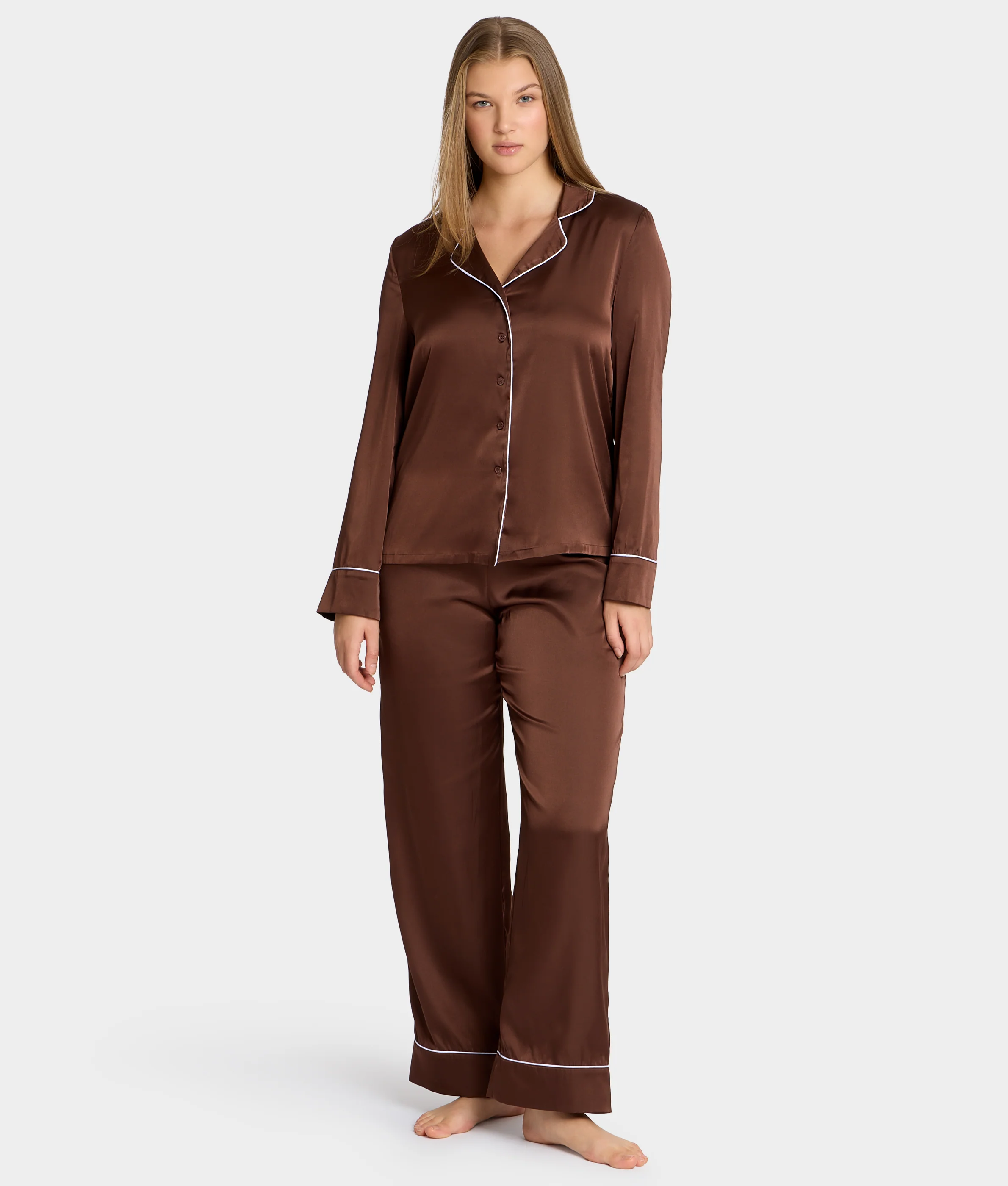 The Washed Satin Pajama Set - Image 32