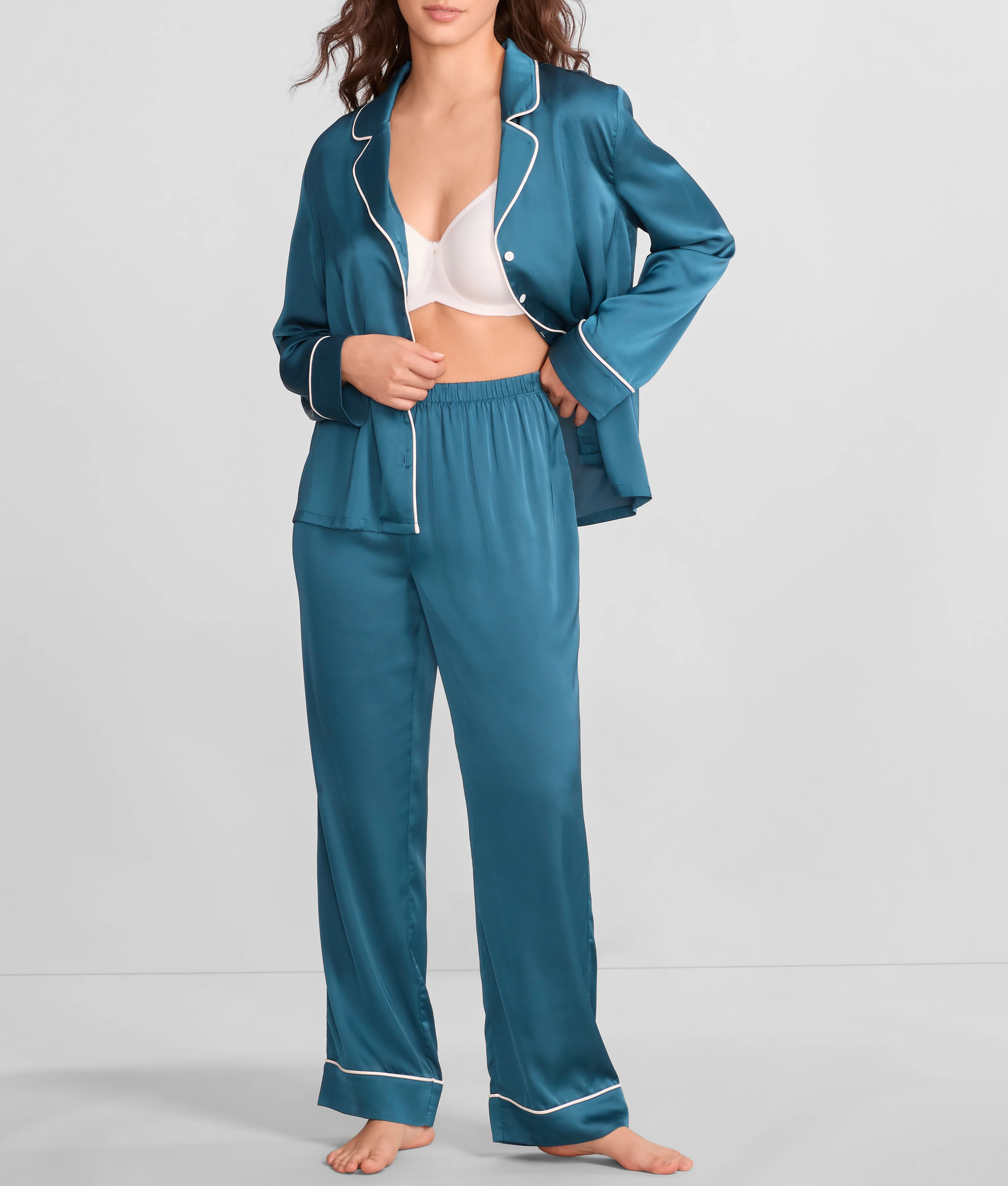 The Washed Satin Pajama Set - Image 5