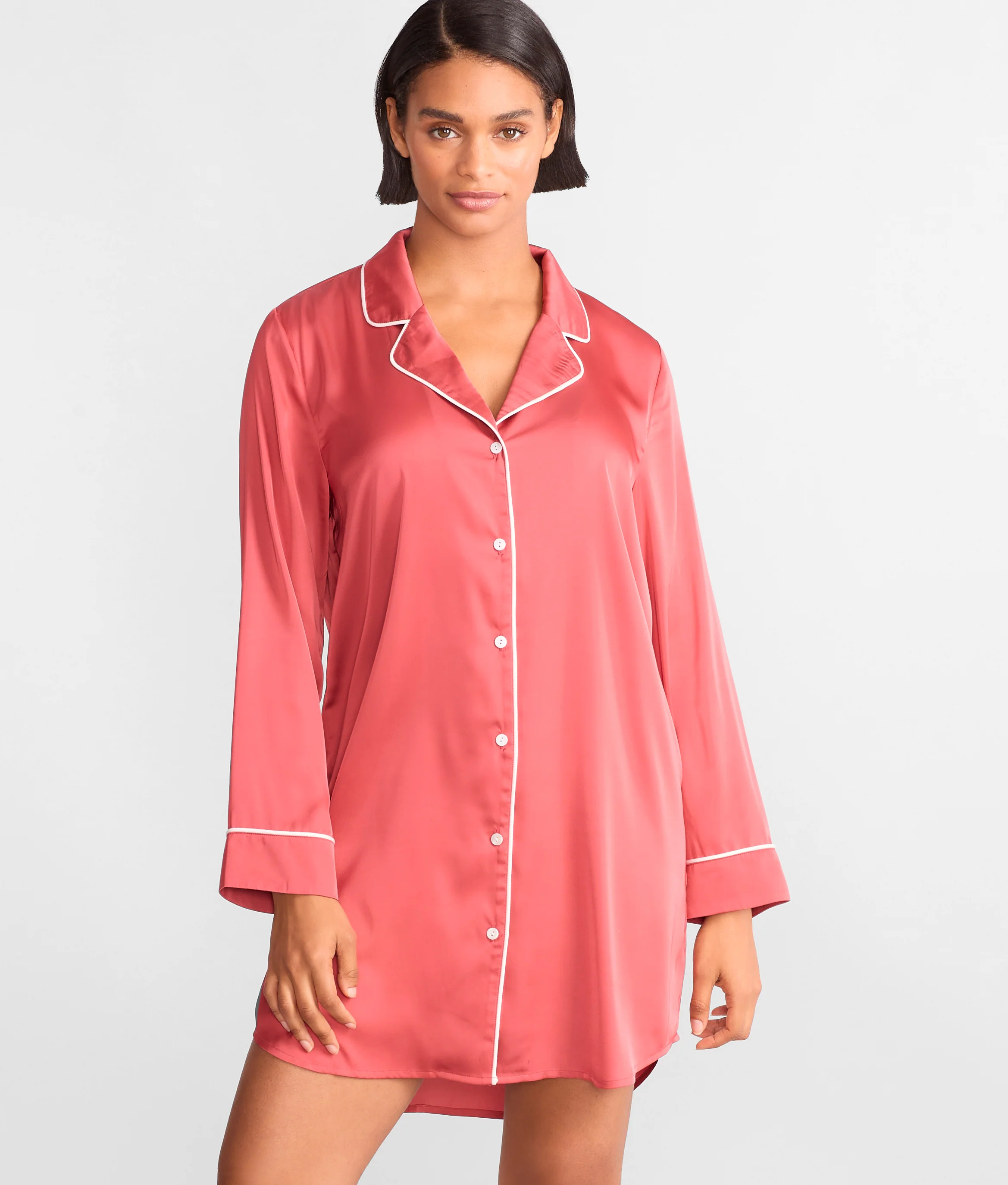 The Washed Satin Sleep Shirt - Image 25
