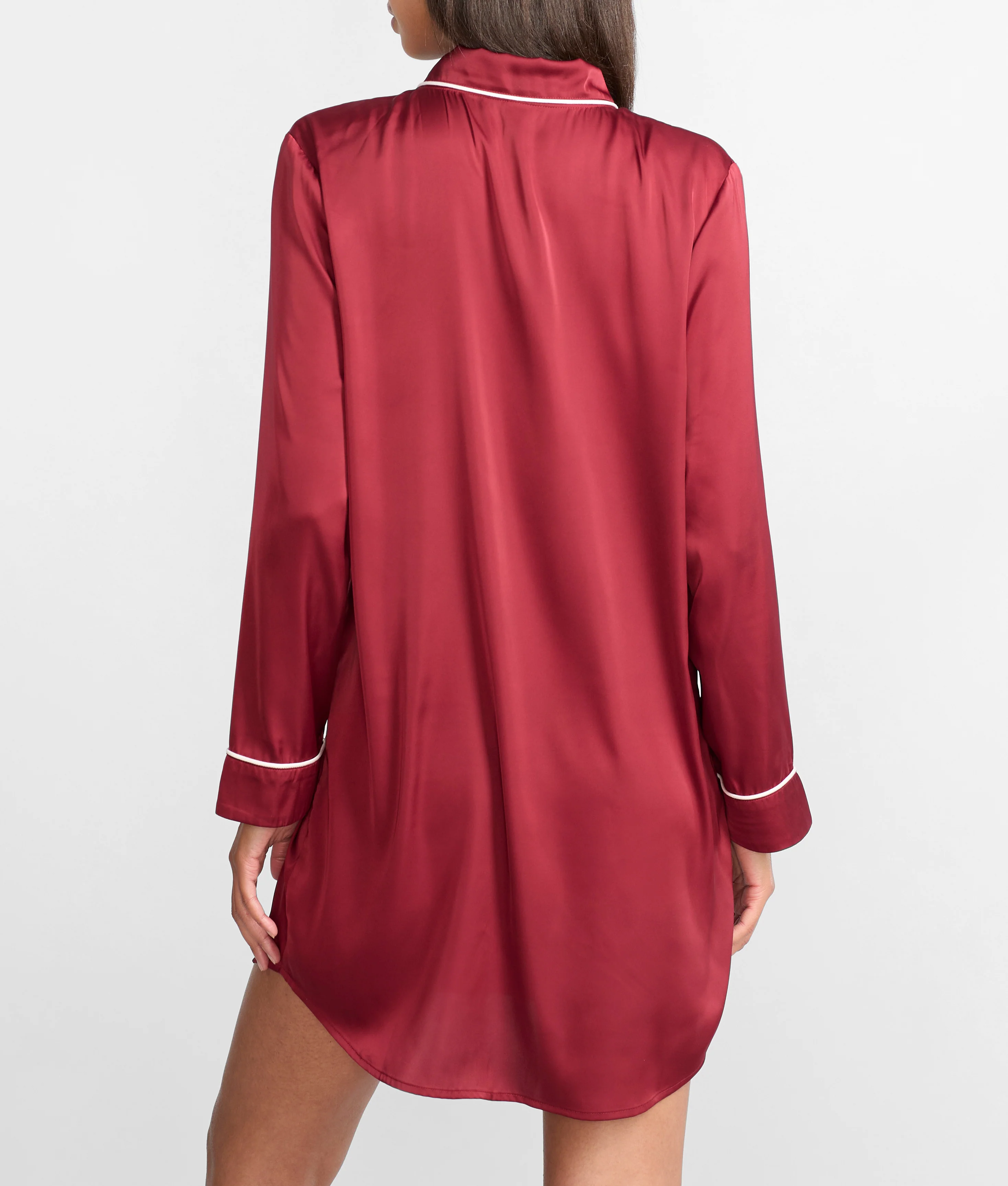 The Washed Satin Sleep Shirt - Image 6