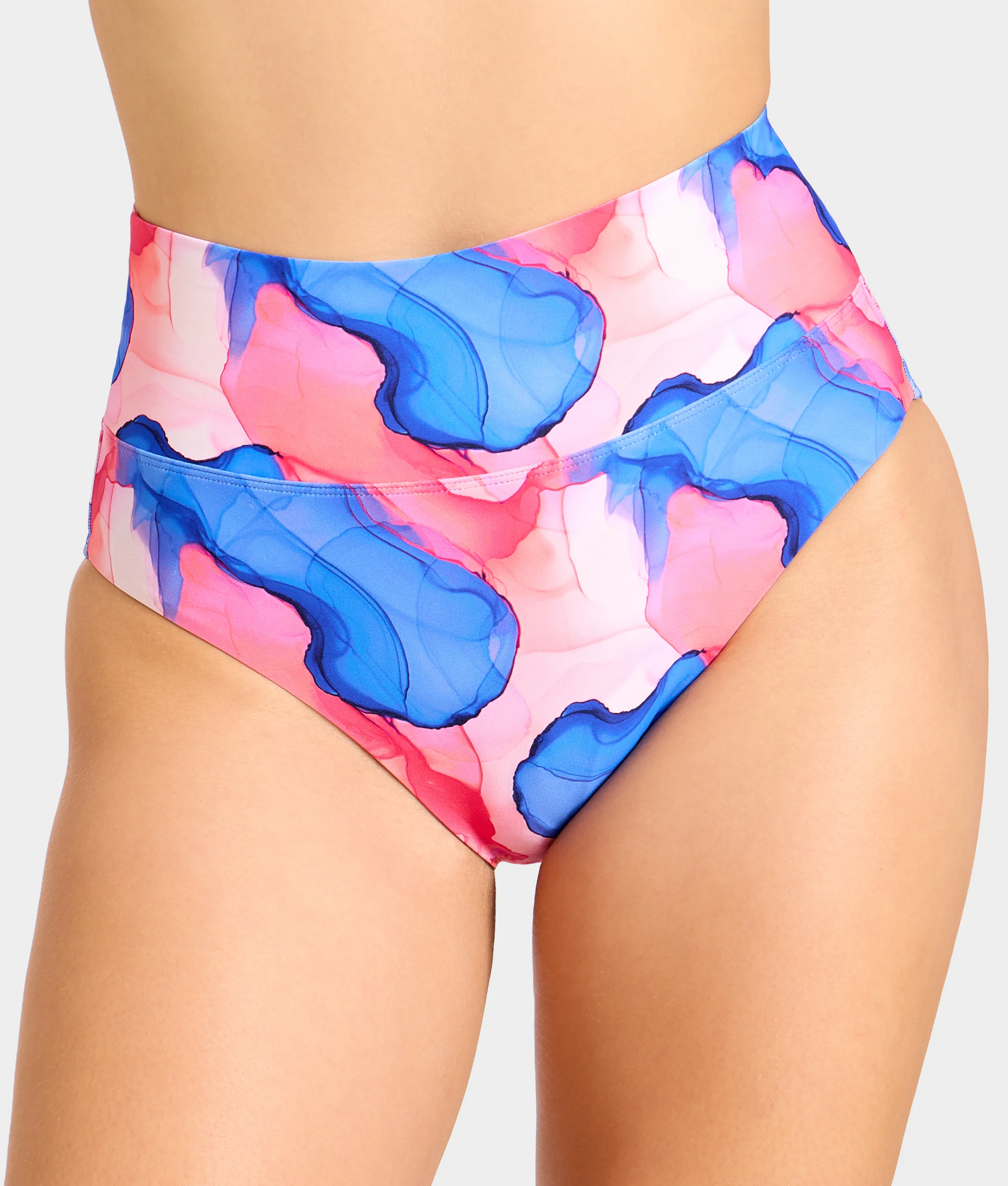 High-Waist Fold-Over Bikini Bottom - Image 114