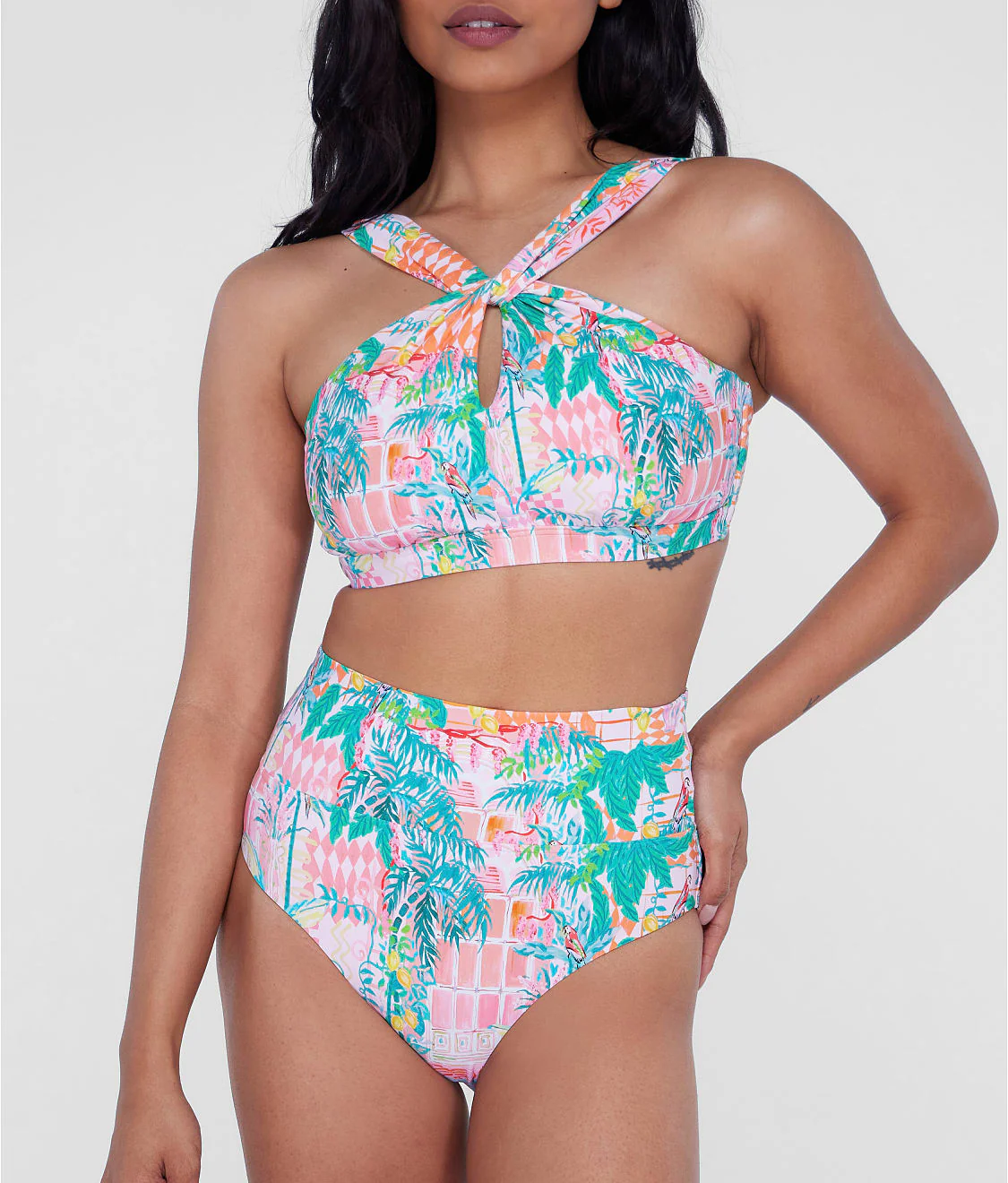 High-Waist Fold-Over Bikini Bottom - Image 29