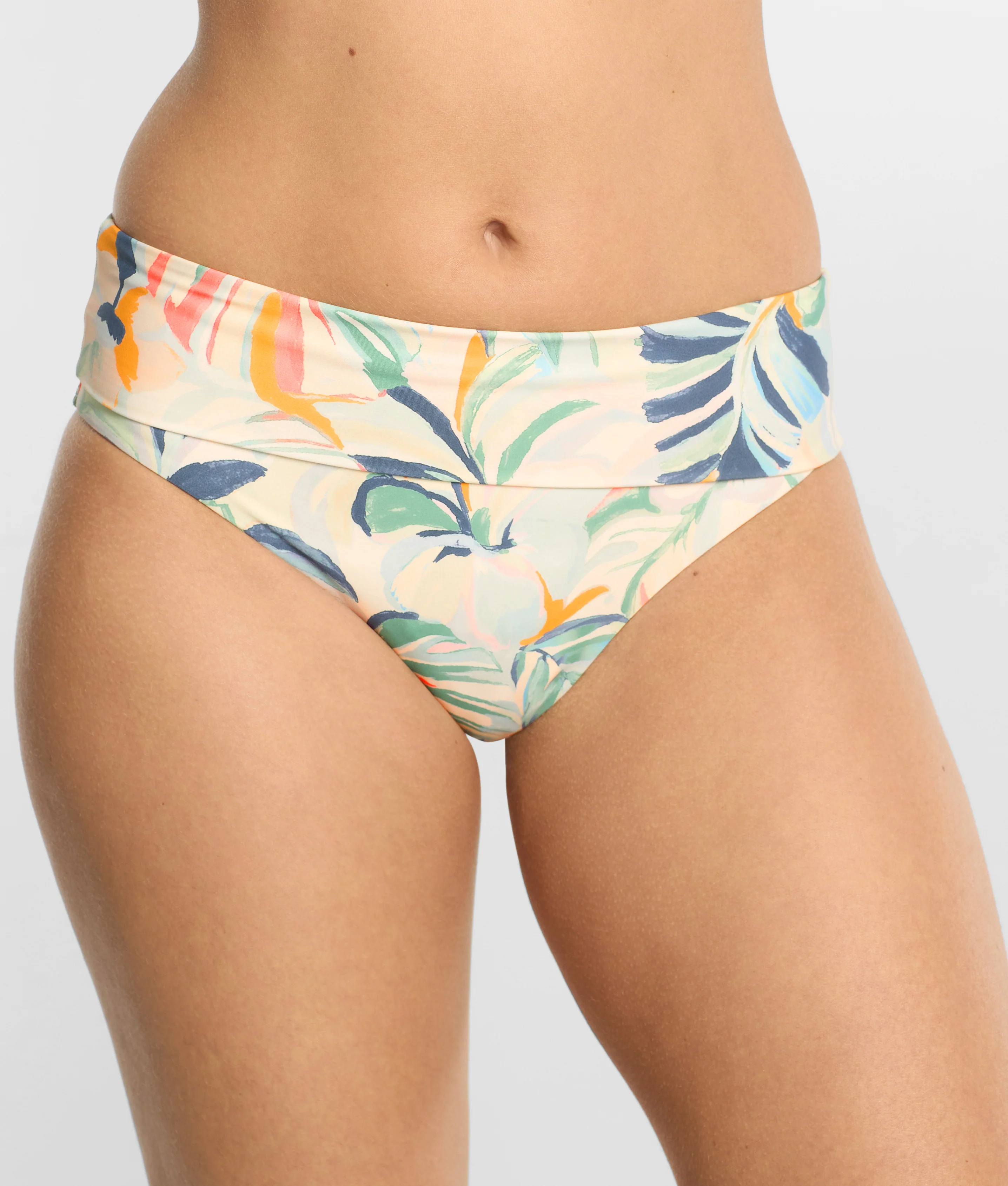 High-Waist Fold-Over Bikini Bottom - Image 65