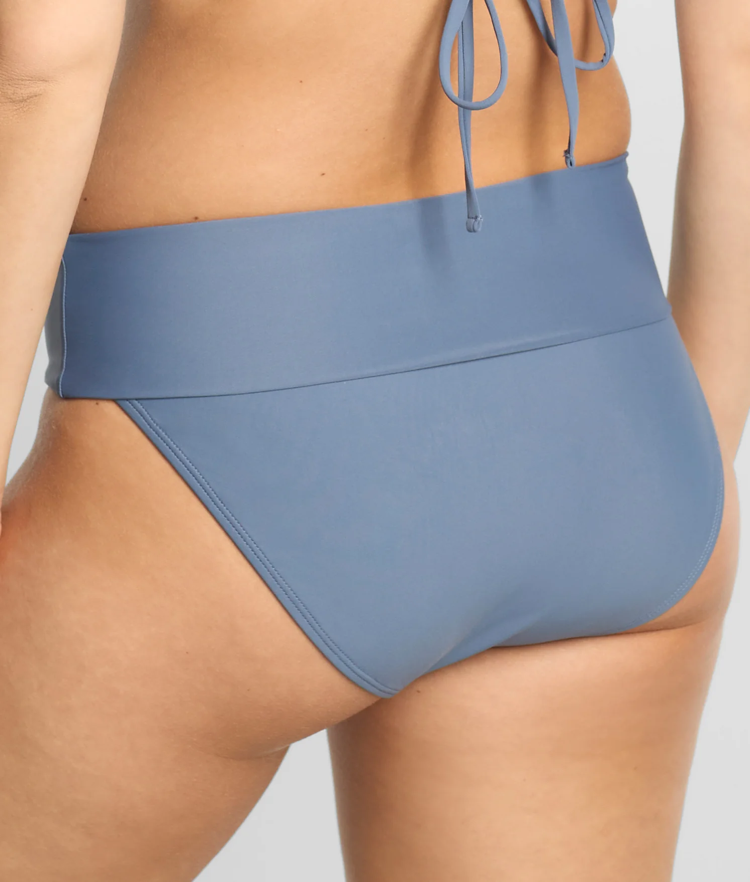 High-Waist Fold-Over Bikini Bottom - Image 77