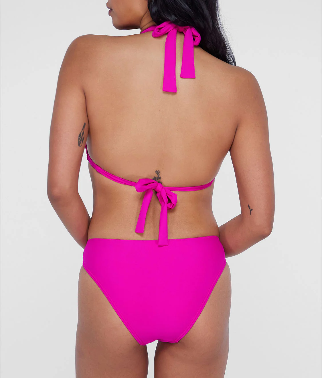 Ring-Front Triangle Halter Bikini Top - Image 23