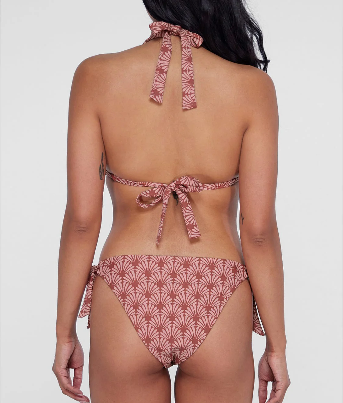 Ring-Front Triangle Halter Bikini Top - Image 28