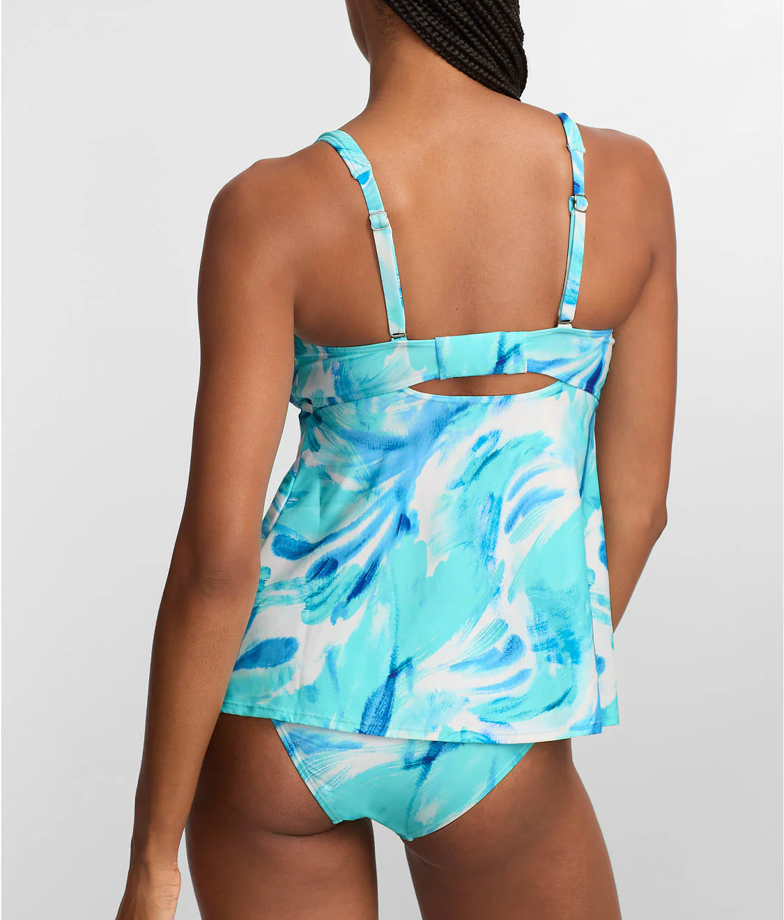 Ring-Front Underwire Tankini Top - Image 35