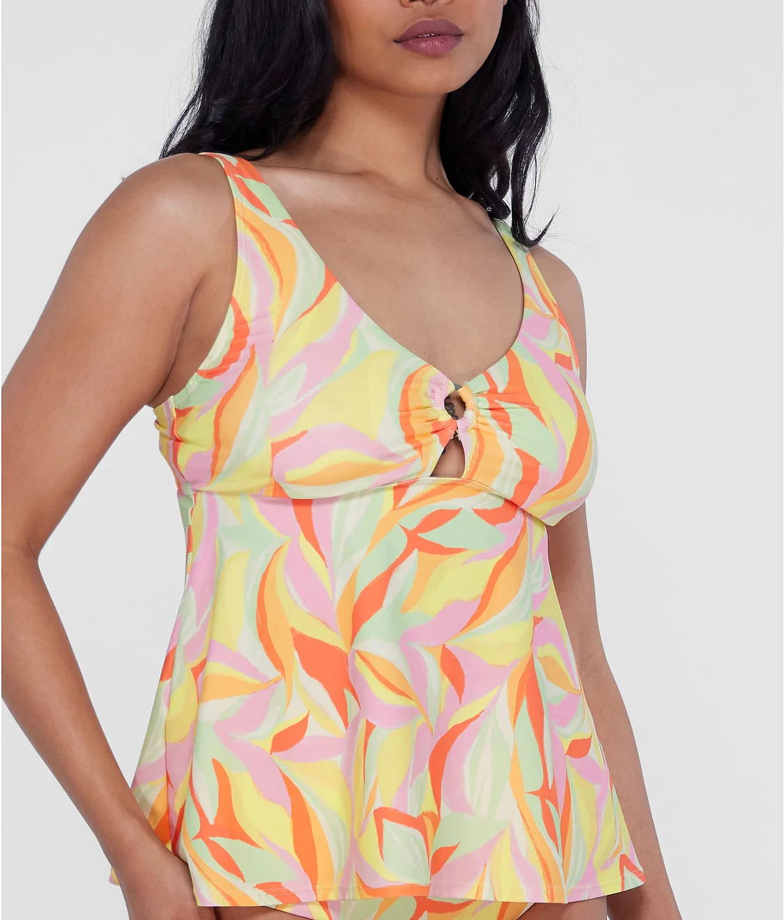 Ring-Front Underwire Tankini Top - Image 4