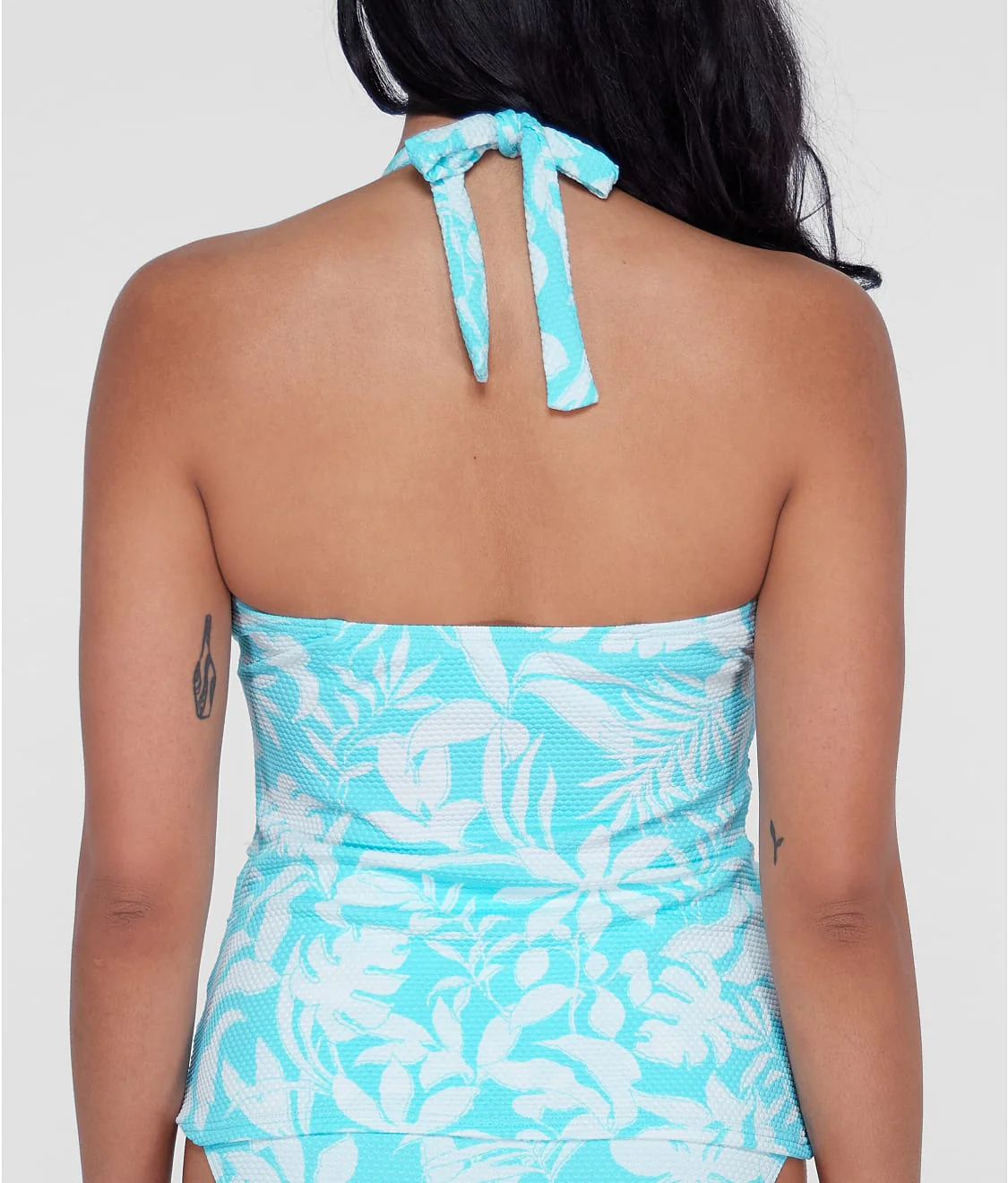 Ruffle Halter Underwire Tankini Top - Image 23