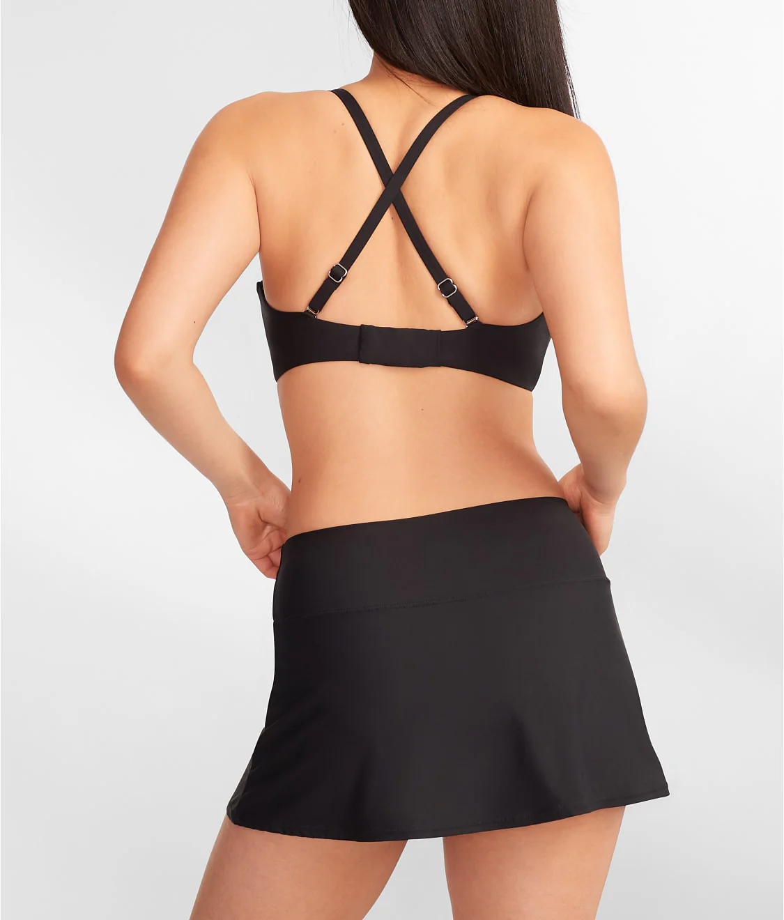 Square Neck Underwire Bralette Bikini Top - Image 21