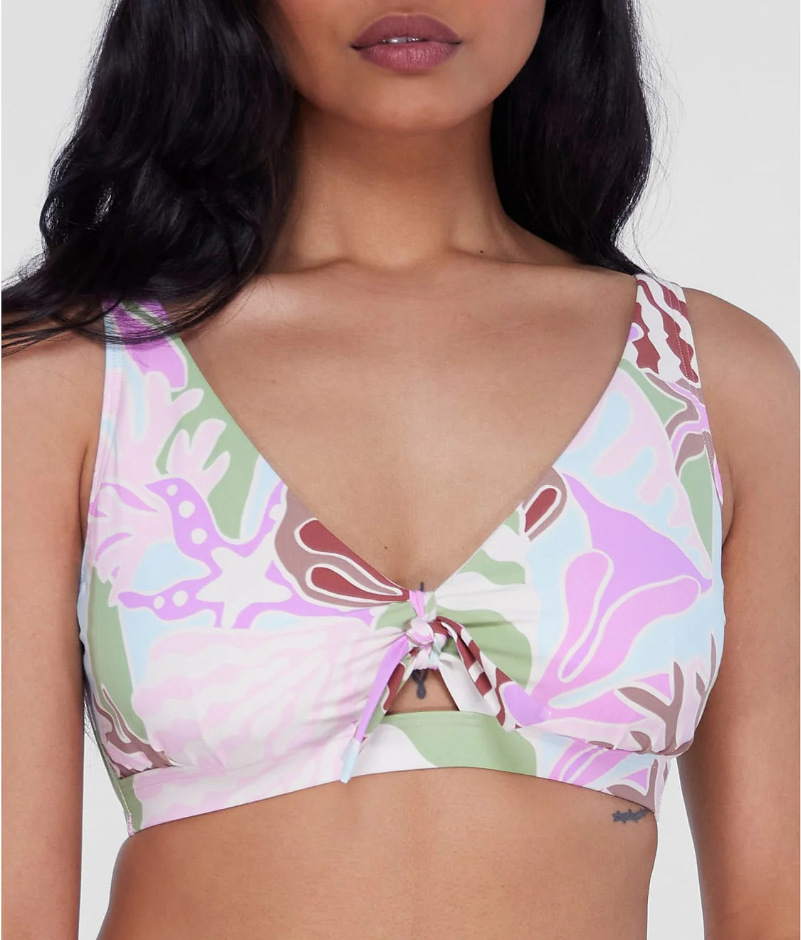 Tie Front Bikini Top - Image 106