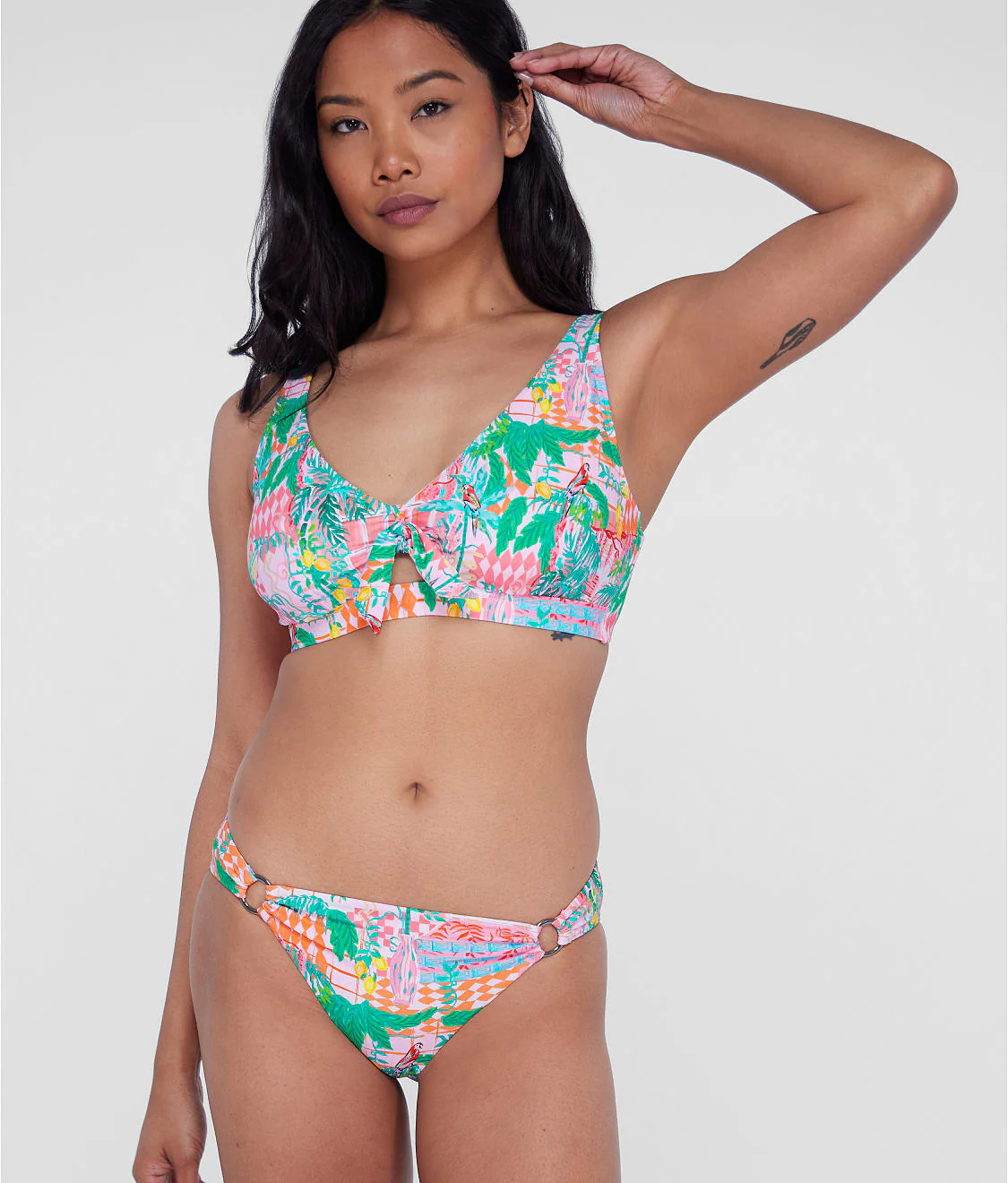 Tie Front Bikini Top - Image 109