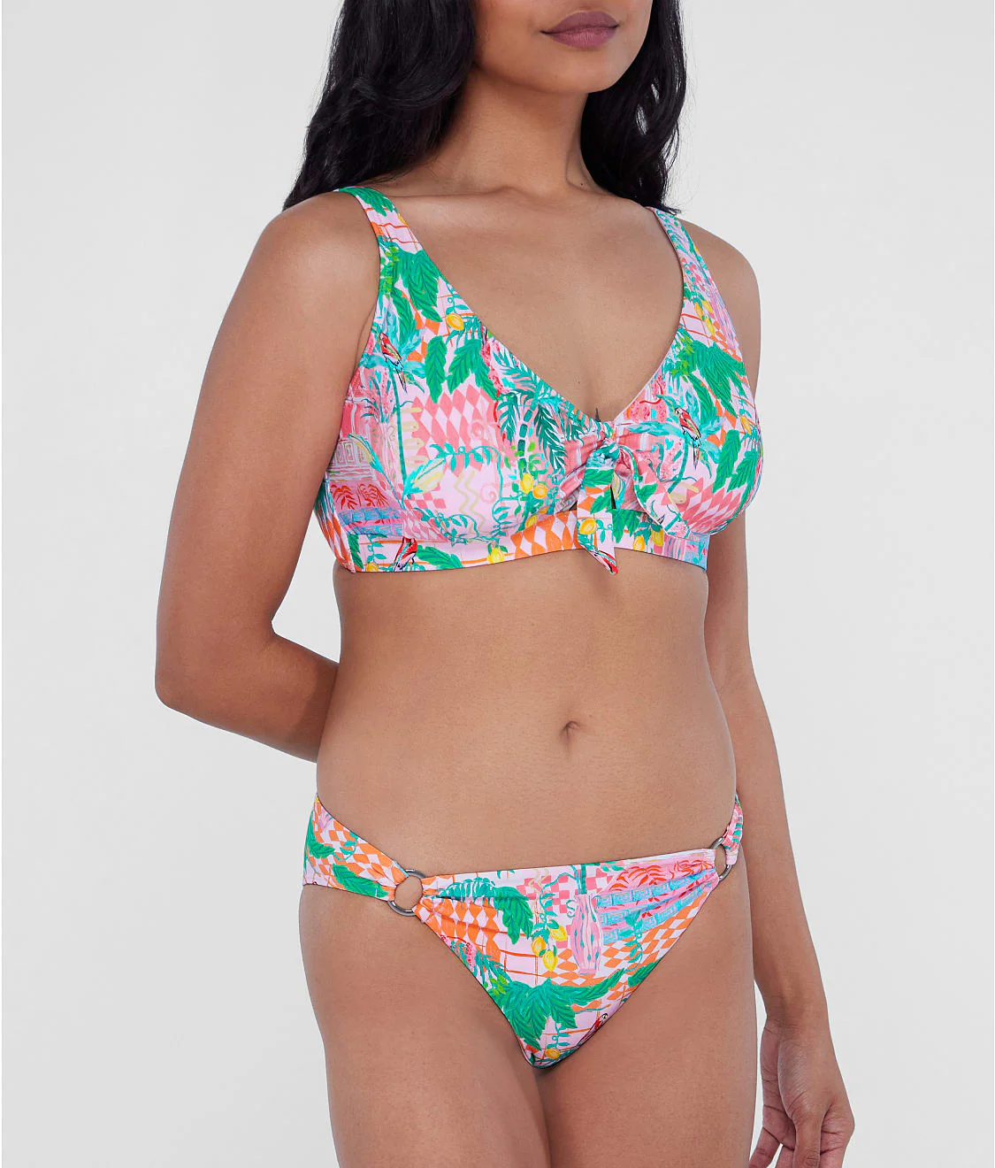 Tie Front Bikini Top - Image 112