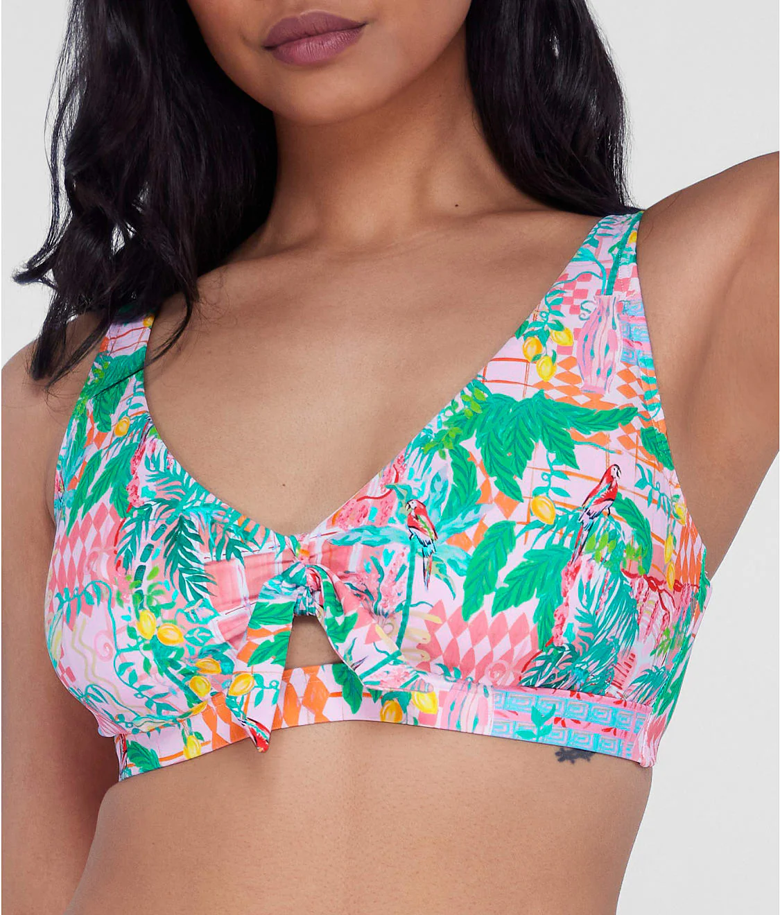 Tie Front Bikini Top - Image 113