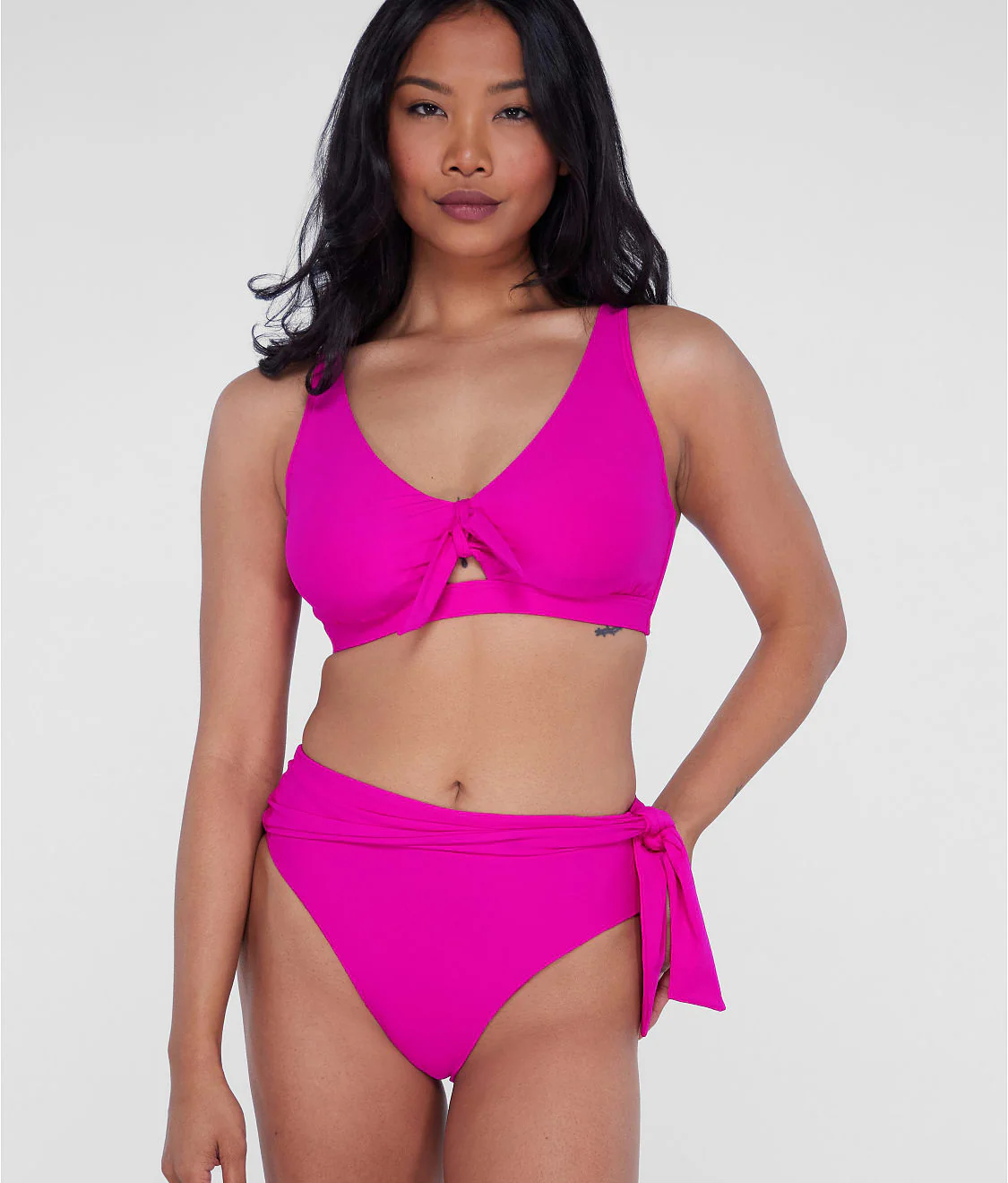 Tie Front Bikini Top - Image 25