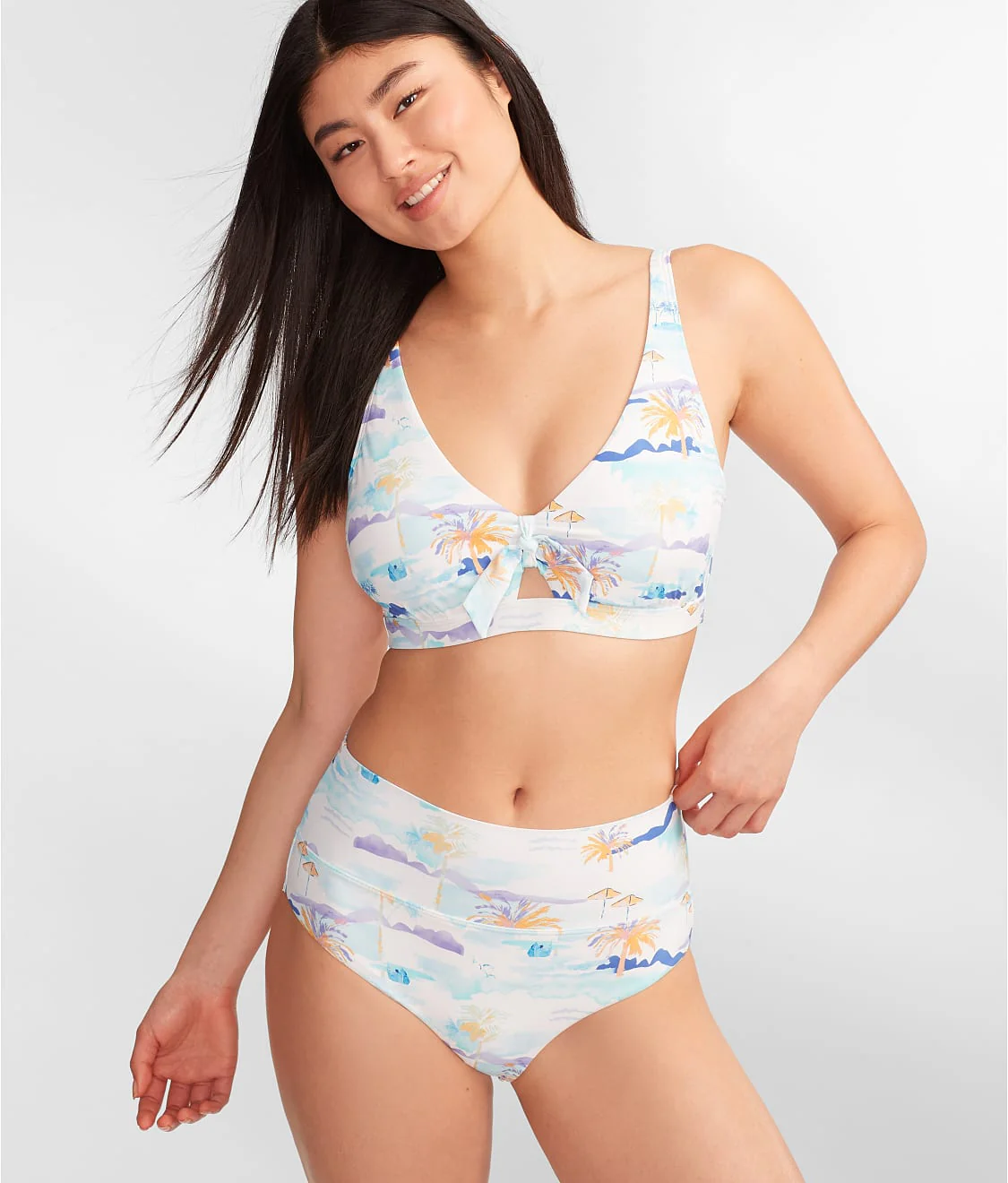 Tie Front Bikini Top - Image 46
