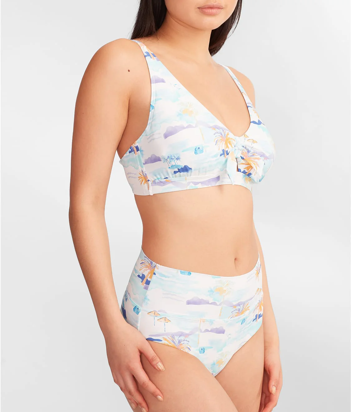 Tie Front Bikini Top - Image 48