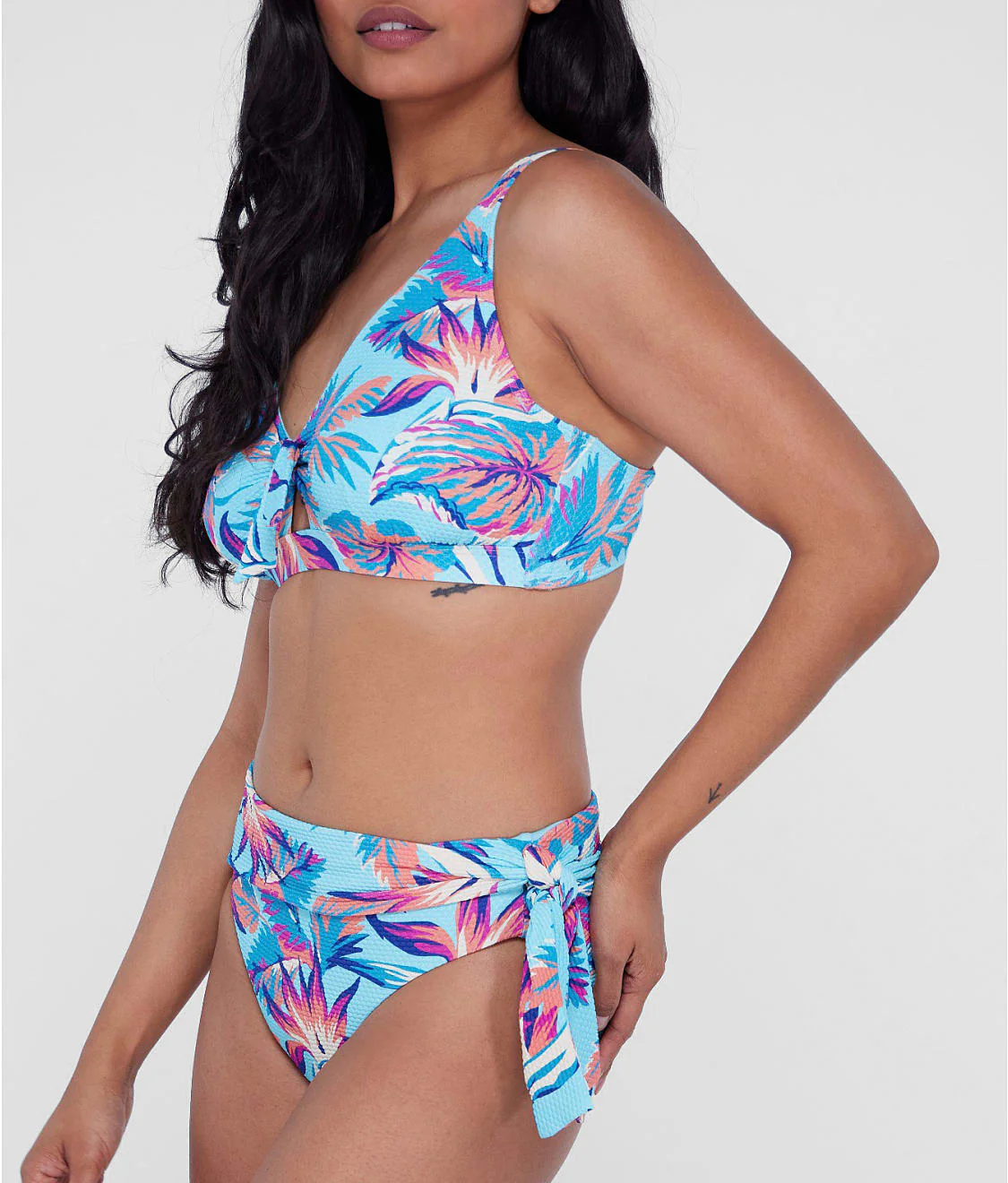 Tie Front Bikini Top - Image 98