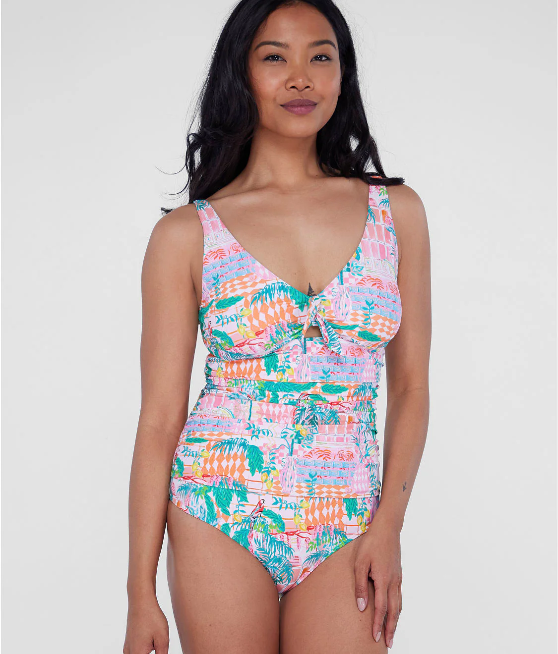 Tie Front Underwire One-Piece - Image 33
