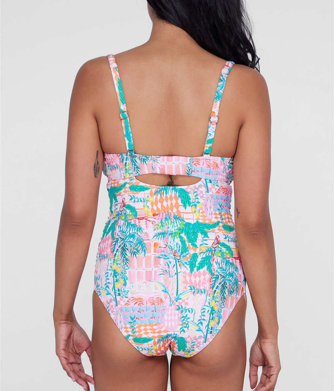 Tie Front Underwire One-Piece - Image 35