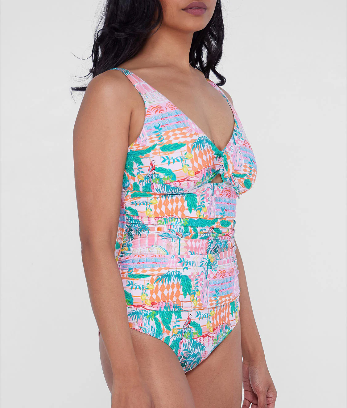 Tie Front Underwire One-Piece - Image 36