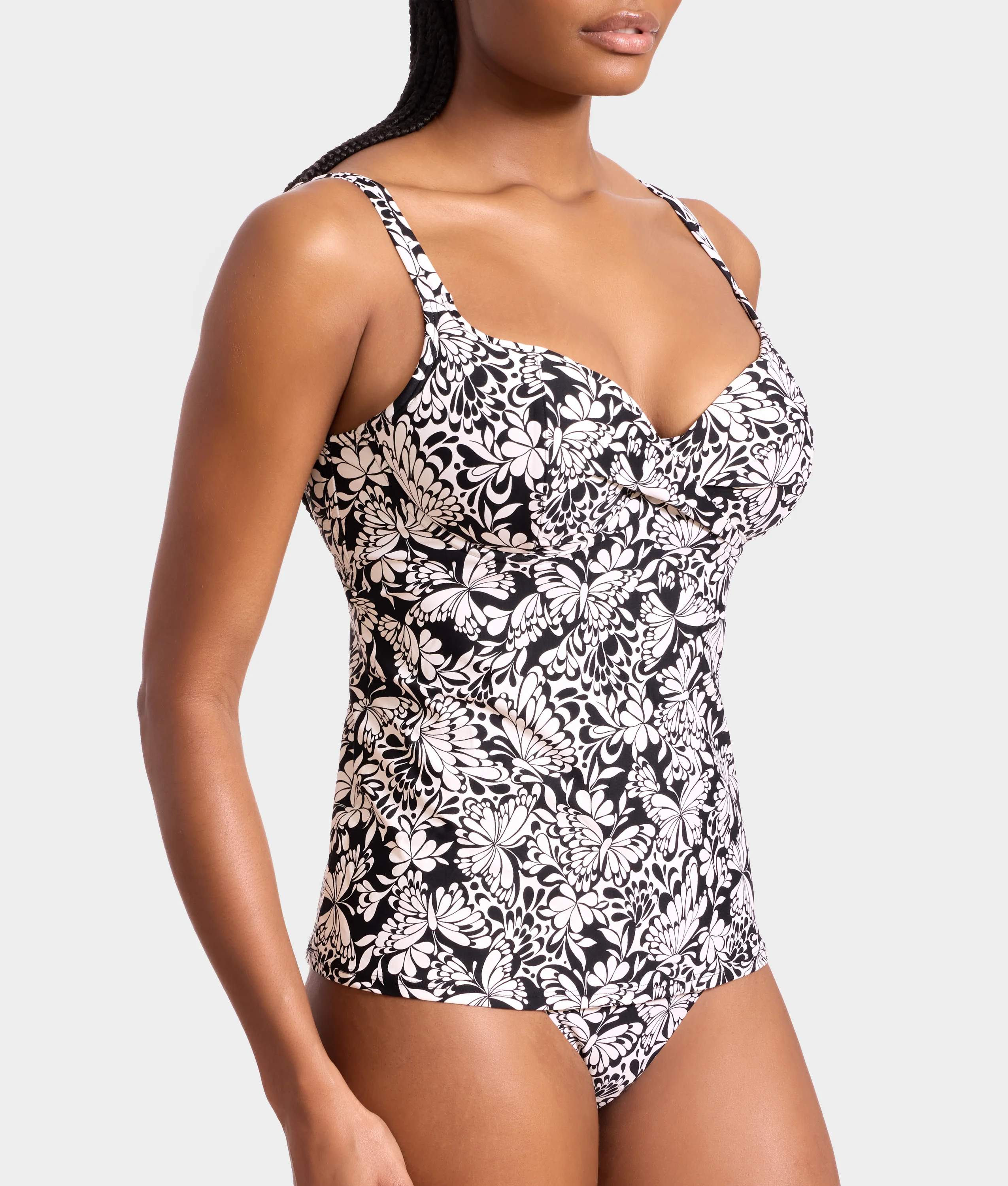 Underwire Wrap Tankini Top - Image 4