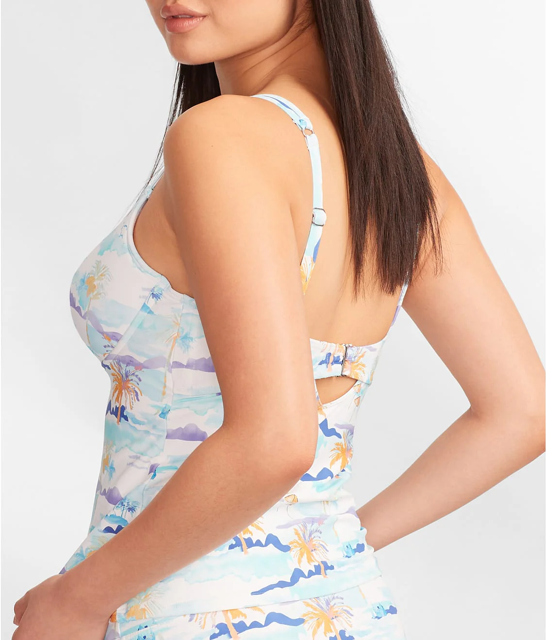 Underwire Wrap Tankini Top - Image 48