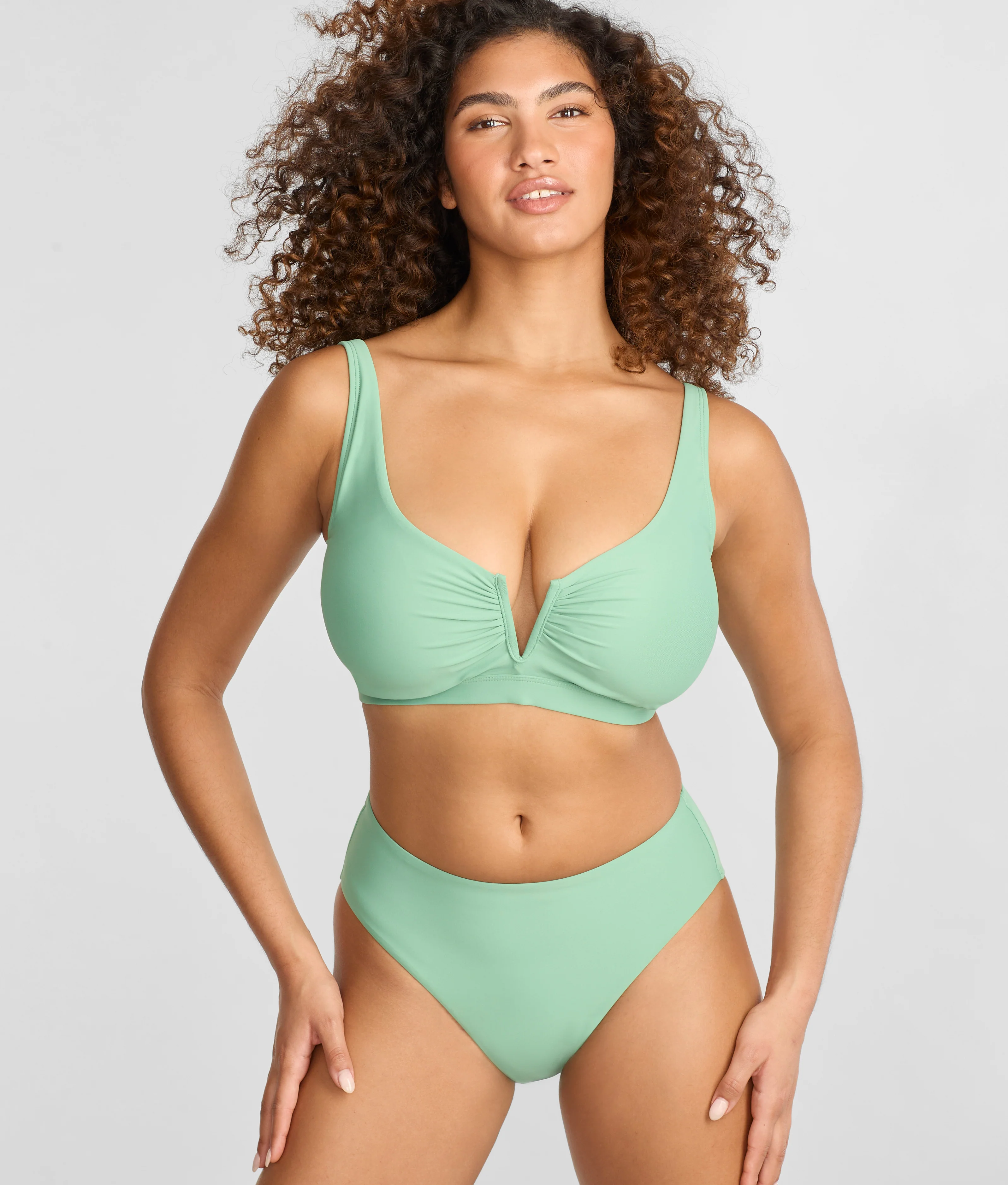V Front Bralette Underwire Bikini Top - Image 22