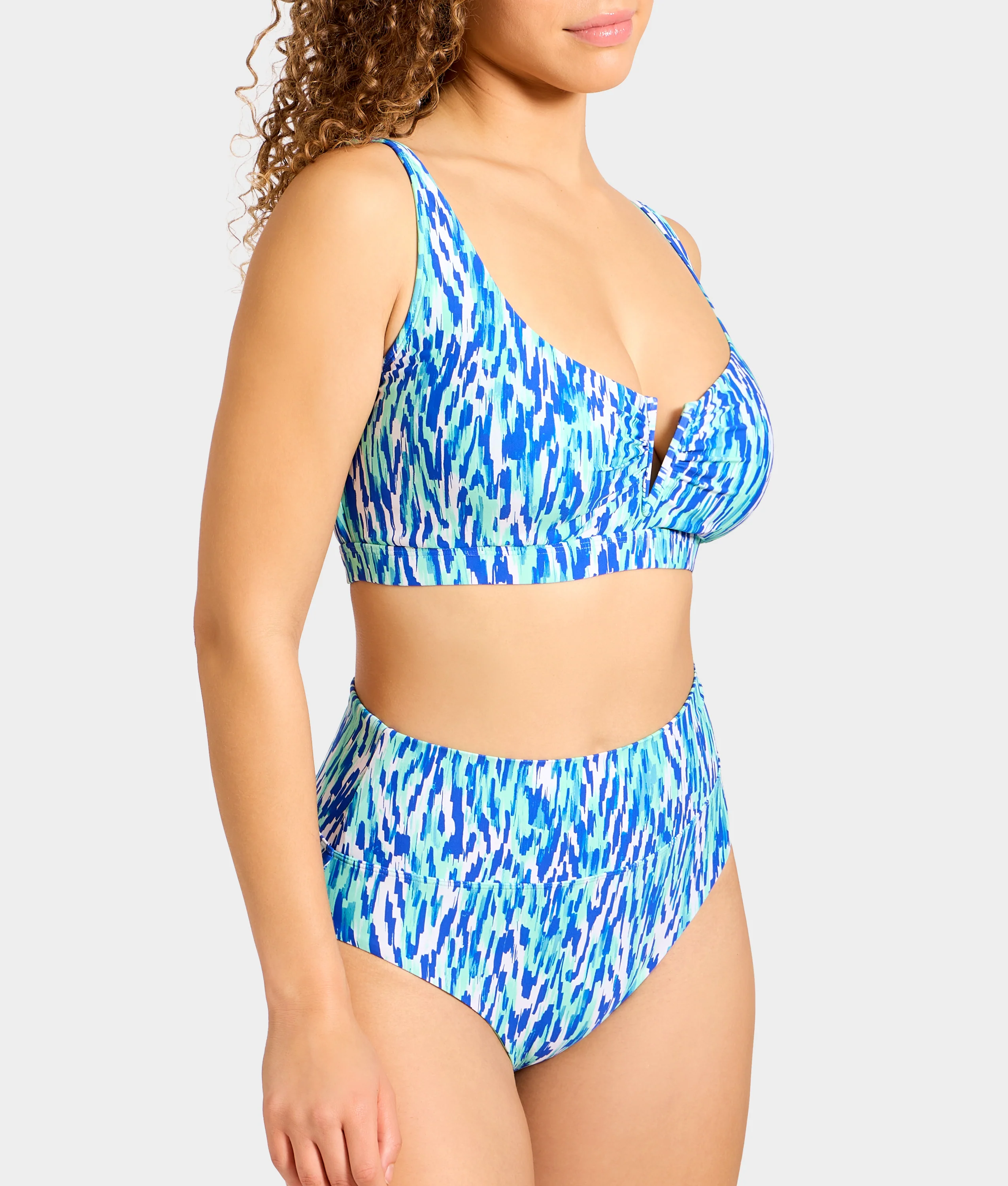 V Front Bralette Underwire Bikini Top - Image 34