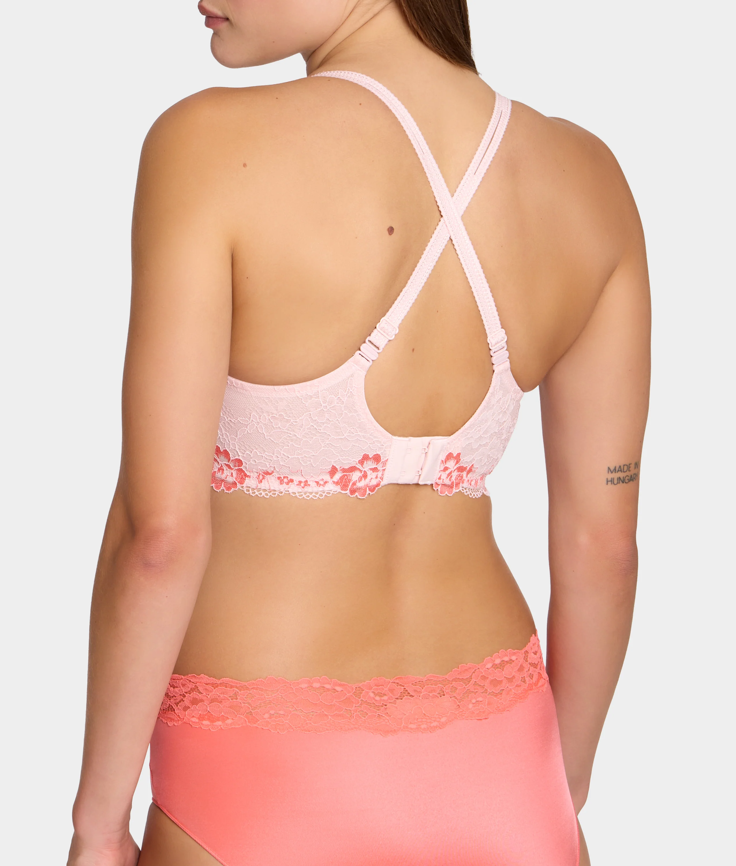 Lace Unlined Side Support Bra - Image 10