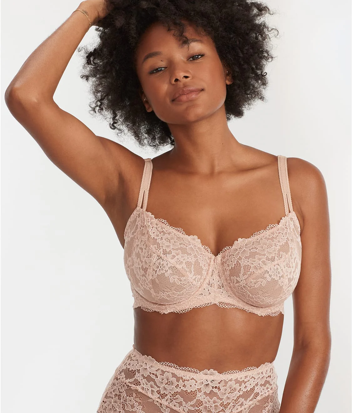 Lace Unlined Side Support Bra - Image 41