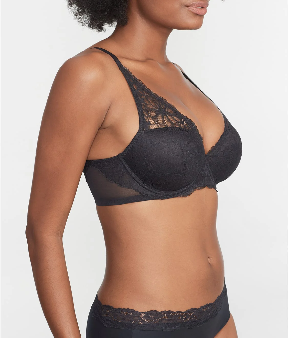 Lightly Lined Lace Plunge Bra - Image 16