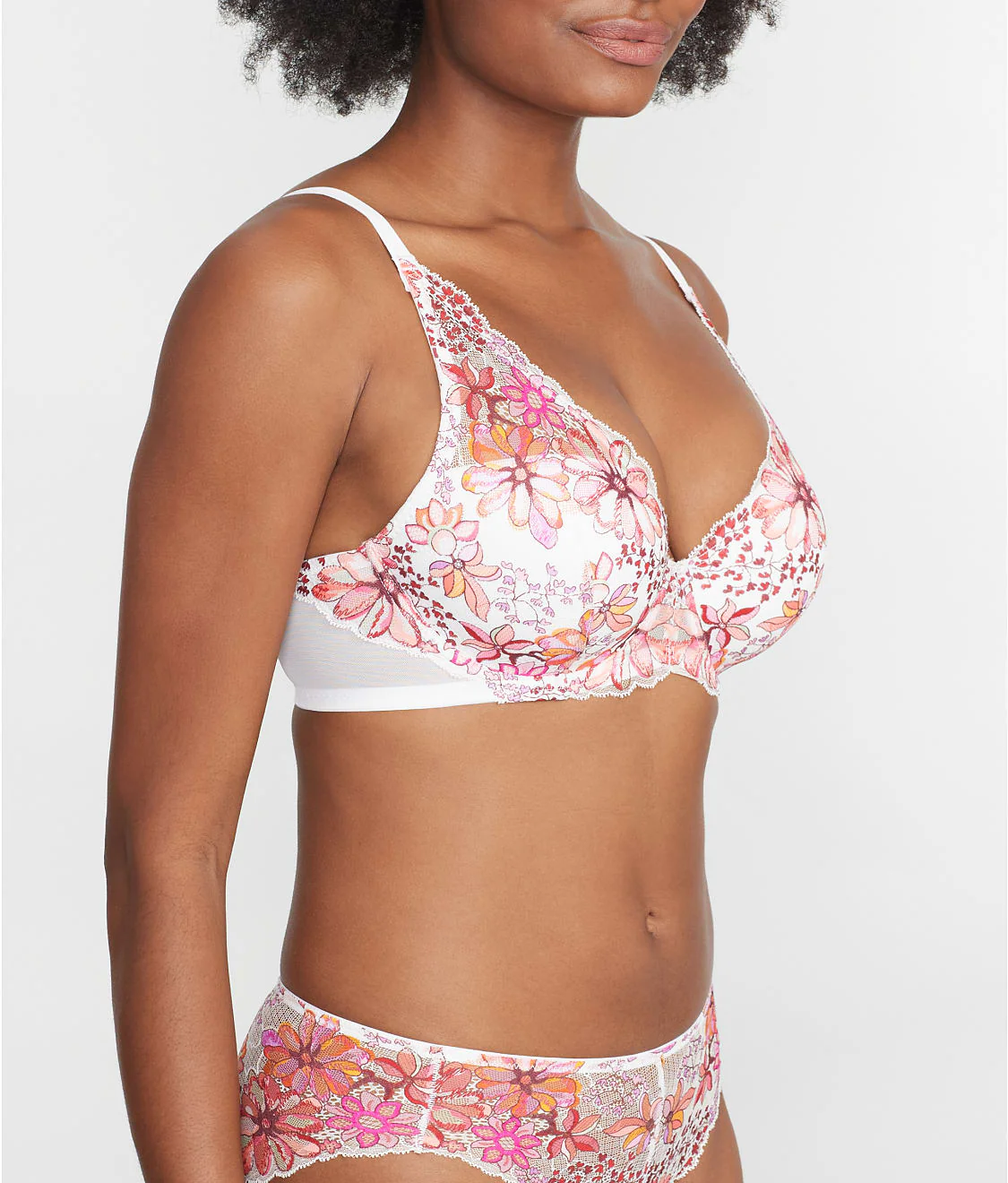 Lightly Lined Lace Plunge Bra - Image 23