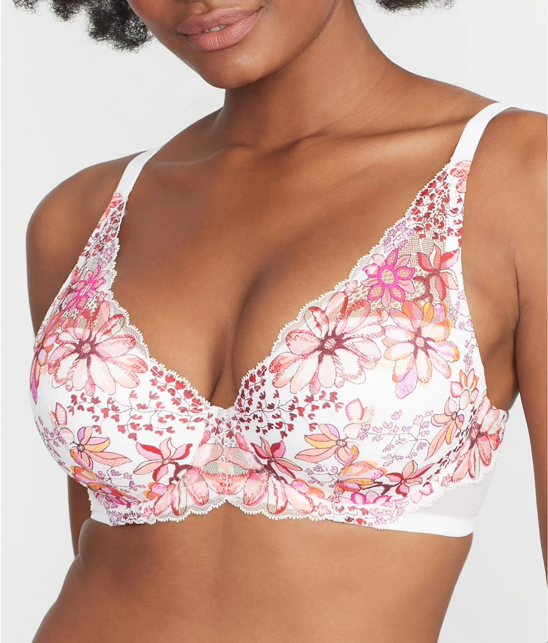 Lightly Lined Lace Plunge Bra - Image 25
