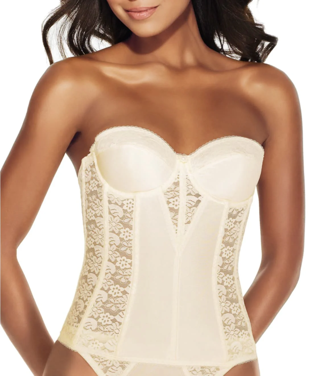 Colette Lace Strapless Bustier - Image 6