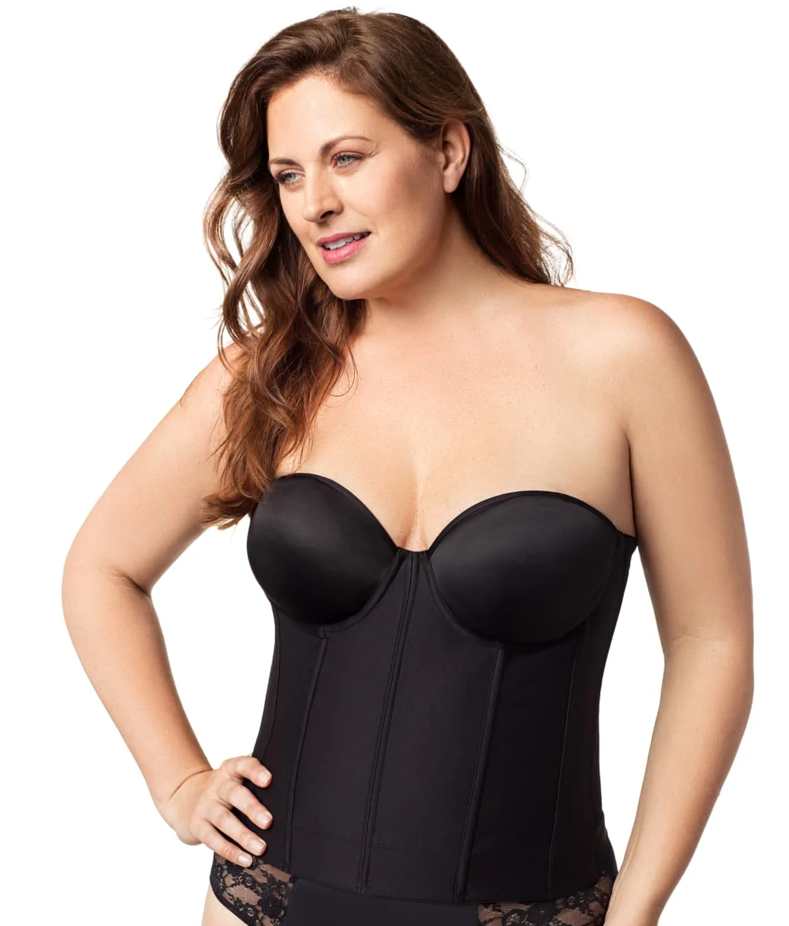 Longline Strapless Bustier - Image 3
