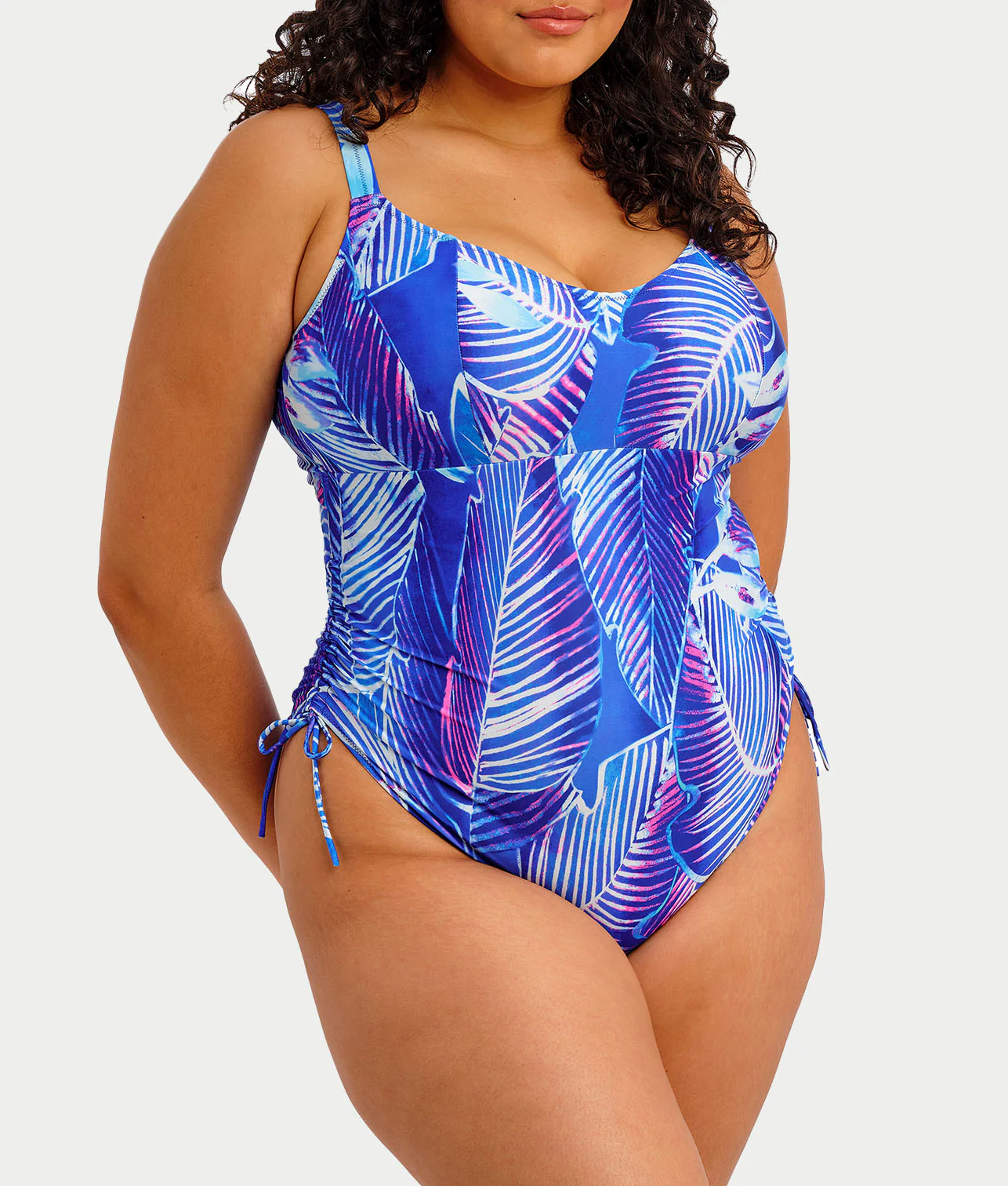 Plus Size Maluku Island Wire-Free One-Piece Swimsuit - Image 3