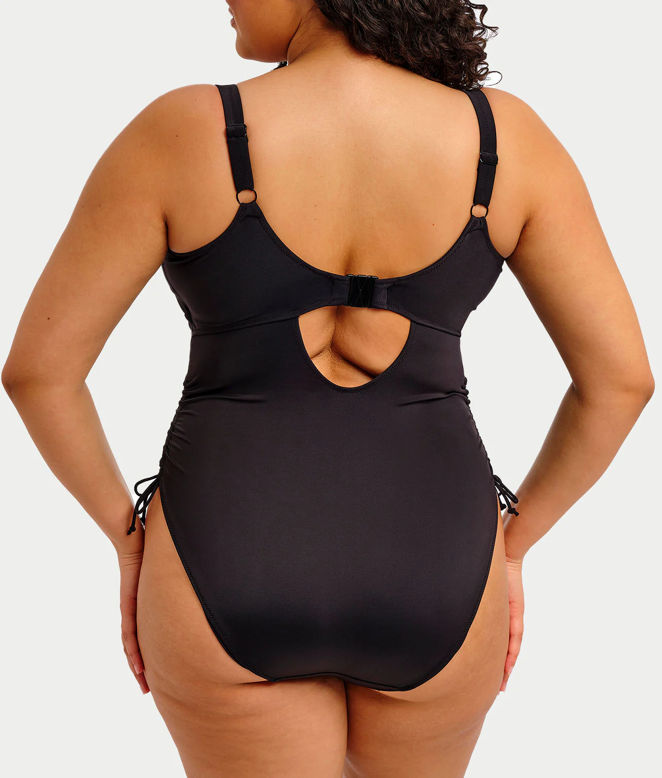 Plus Size Plain Sailing Wire-Free One-Piece Swimsuit - Image 2