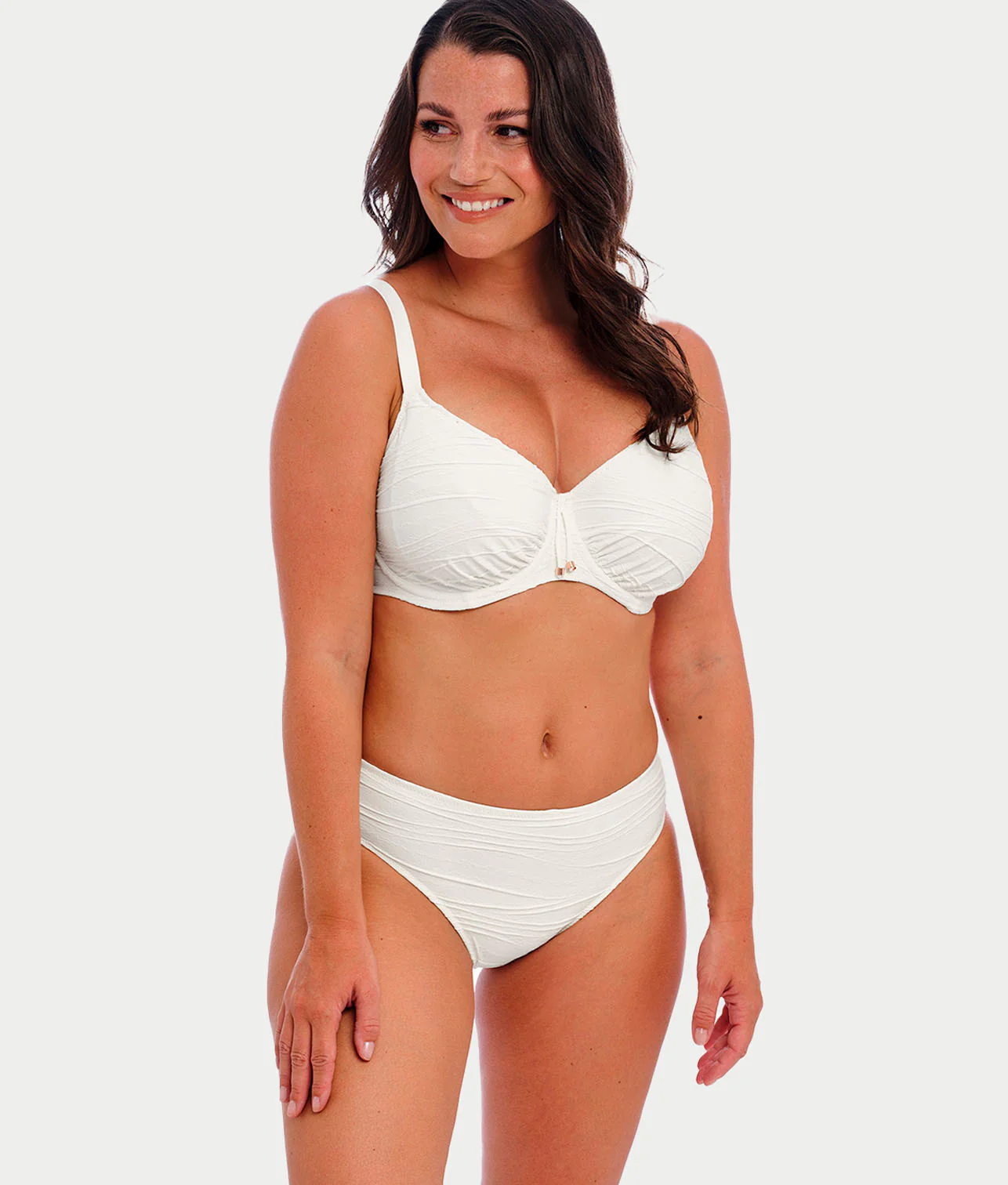 Beach Waves Gather Full Cup Bikini Top - Image 19