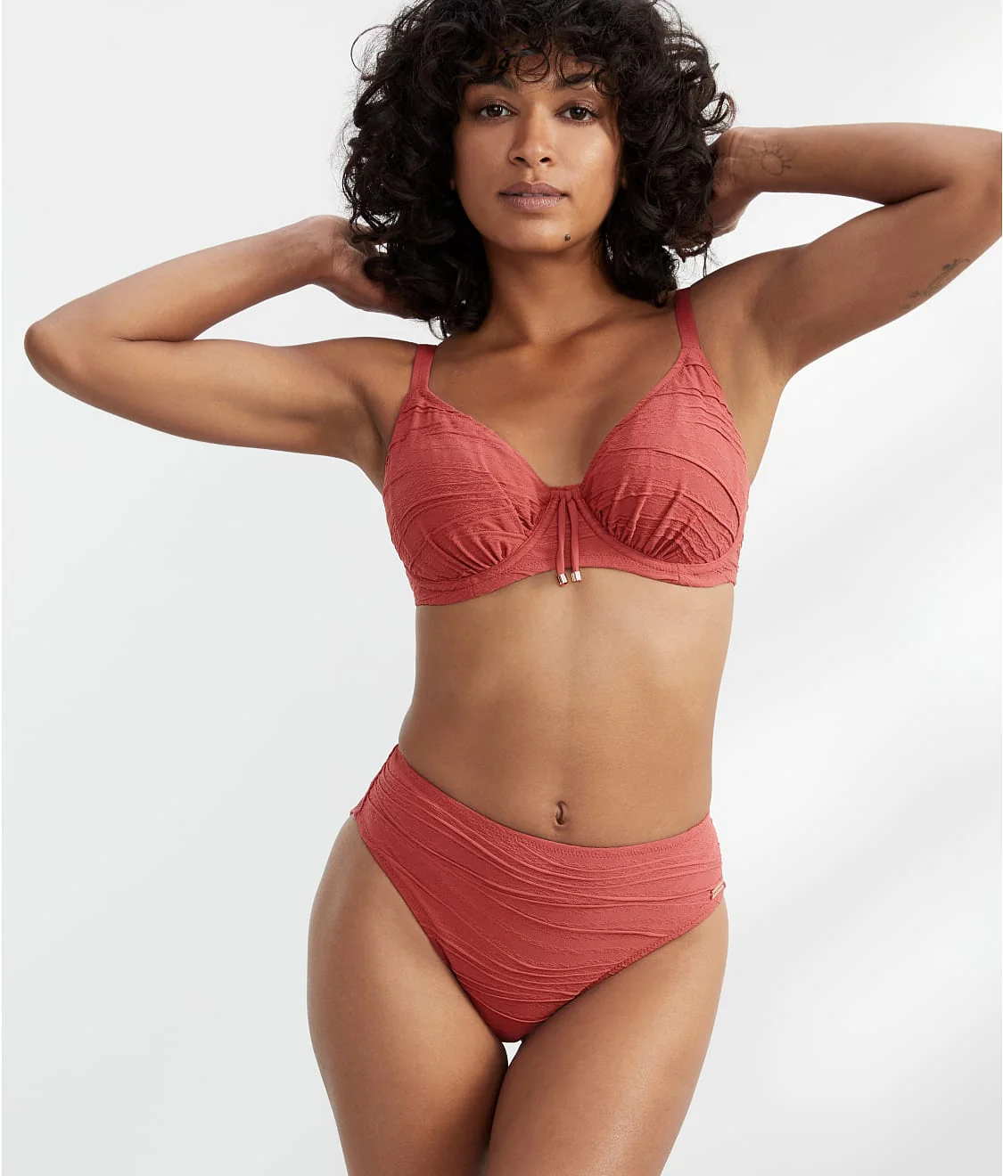 Beach Waves Gather Full Cup Bikini Top - Image 30
