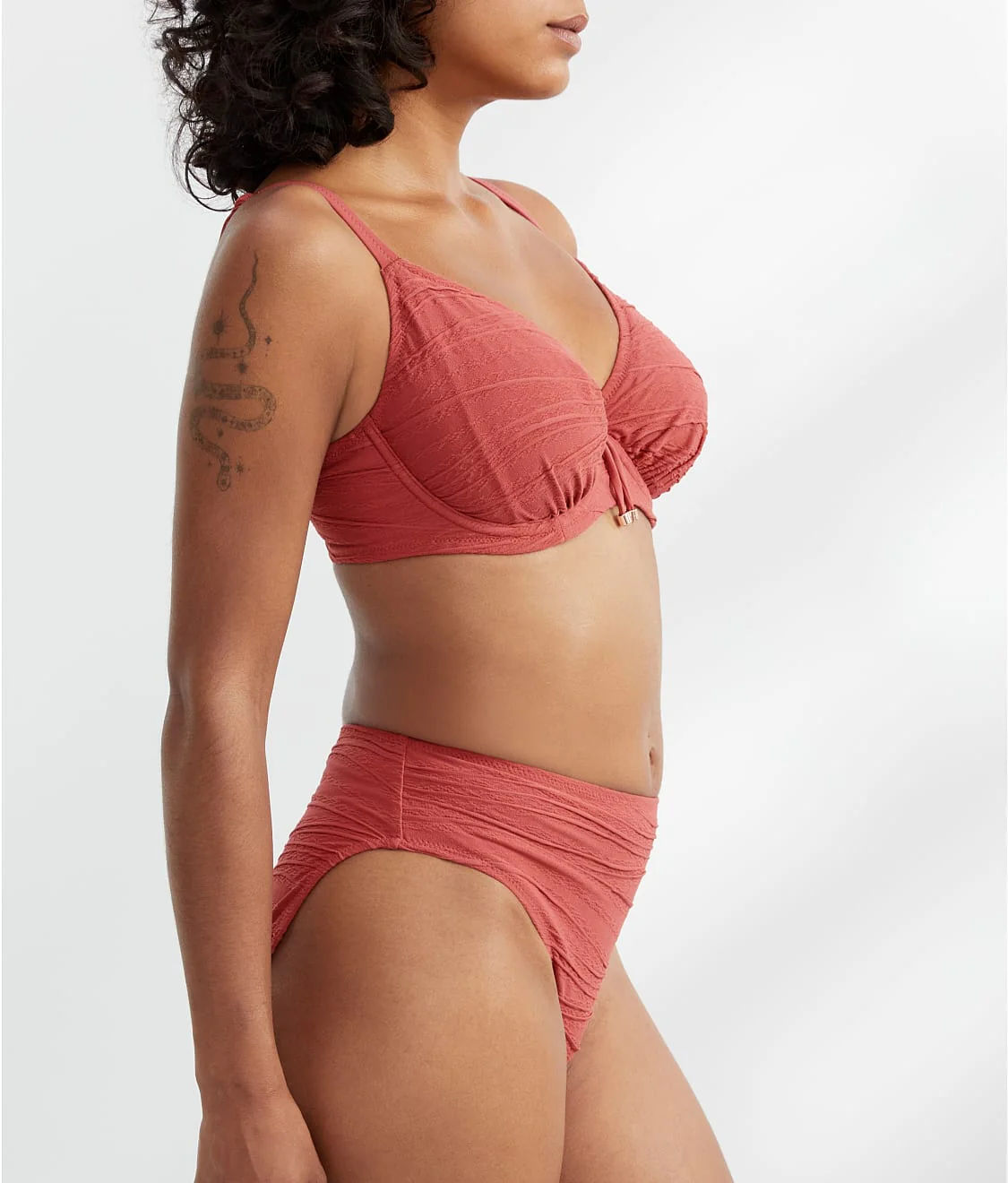 Beach Waves Gather Full Cup Bikini Top - Image 32