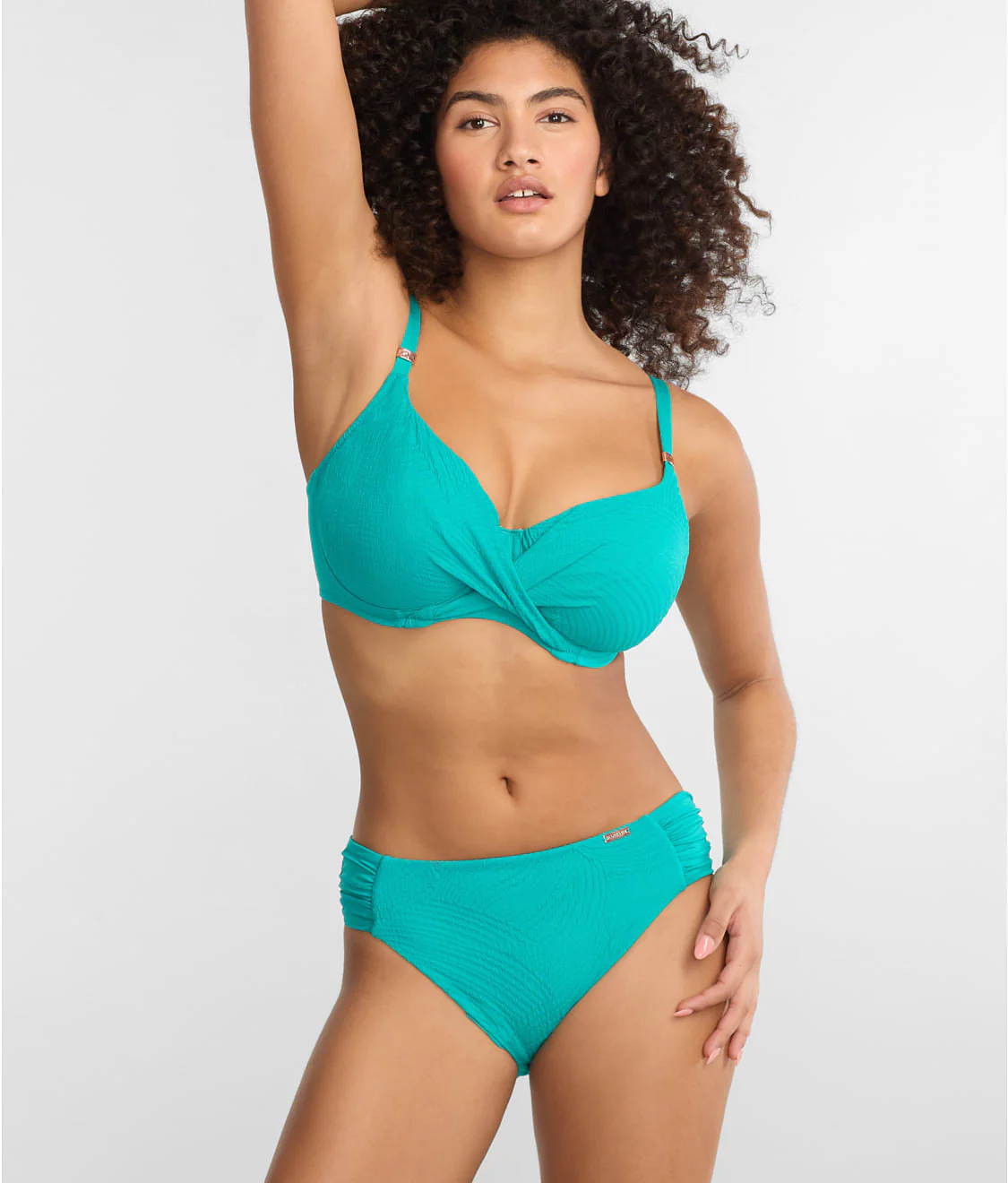 Ottawa Mid Rise Gathered Bikini Bottom - Image 13