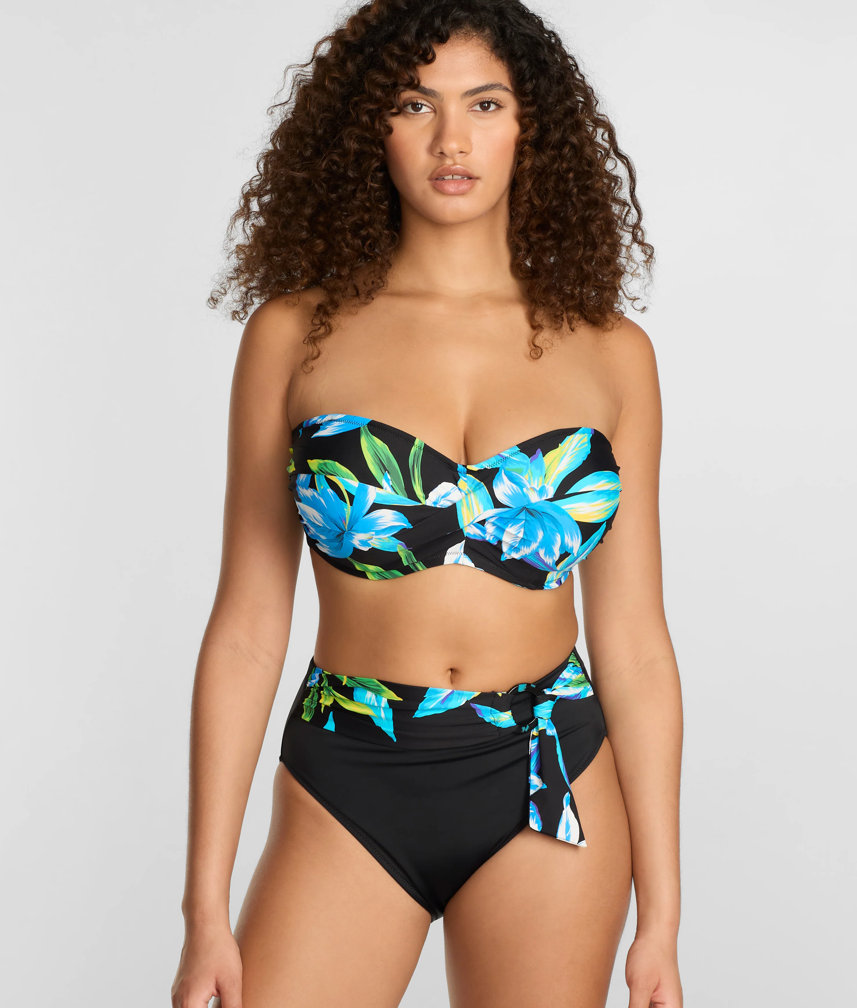 Talm Beach Twist Bandeau Bikini Top