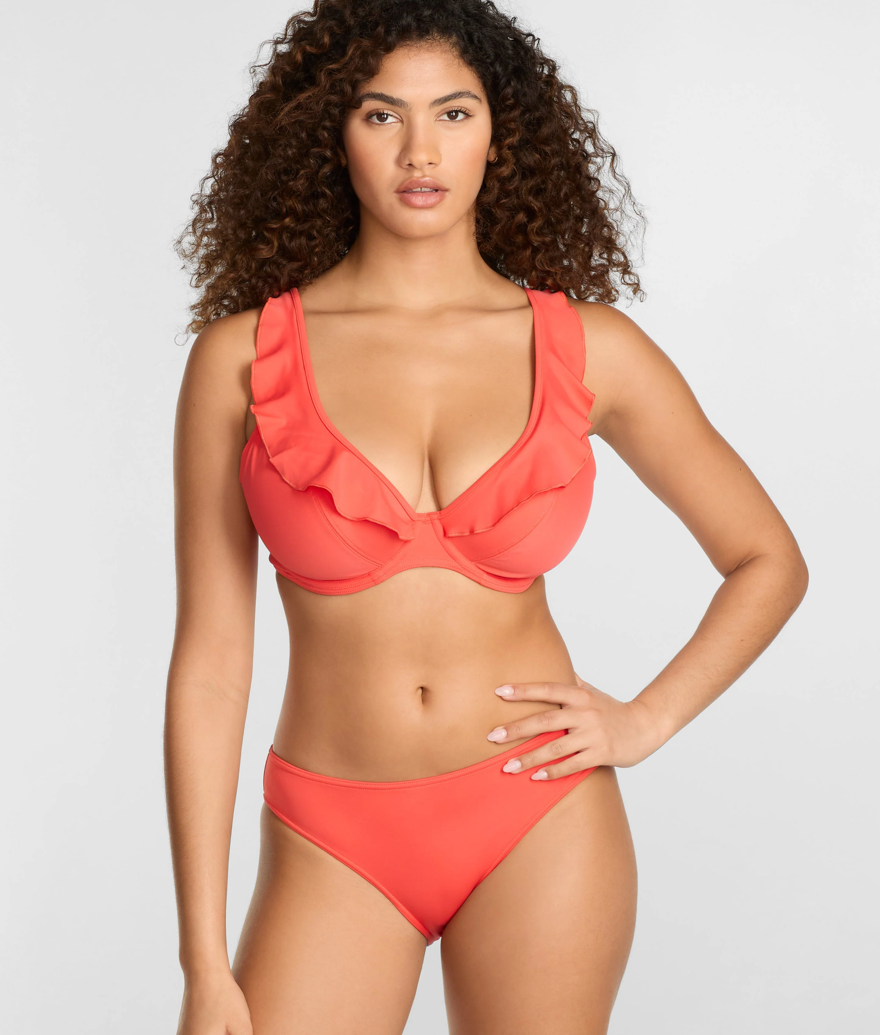Jewel Cove Ruffled Bikini Top - Image 35