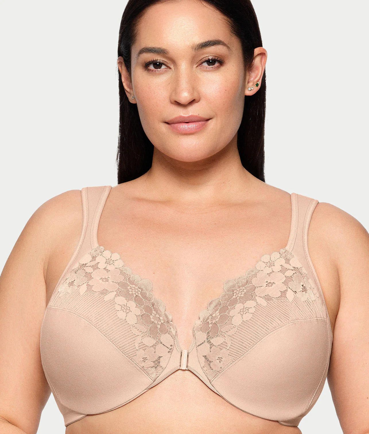 WonderWire Front-Close Cotton Bra - Image 6