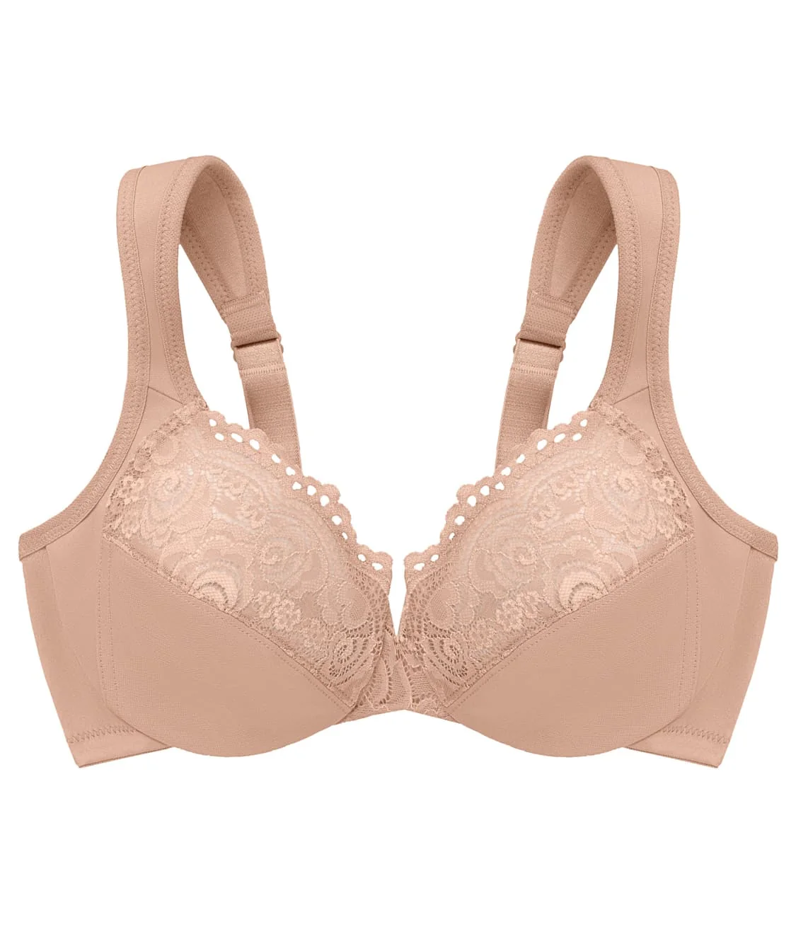 Low Cut WonderWire Lace Bra - Image 14