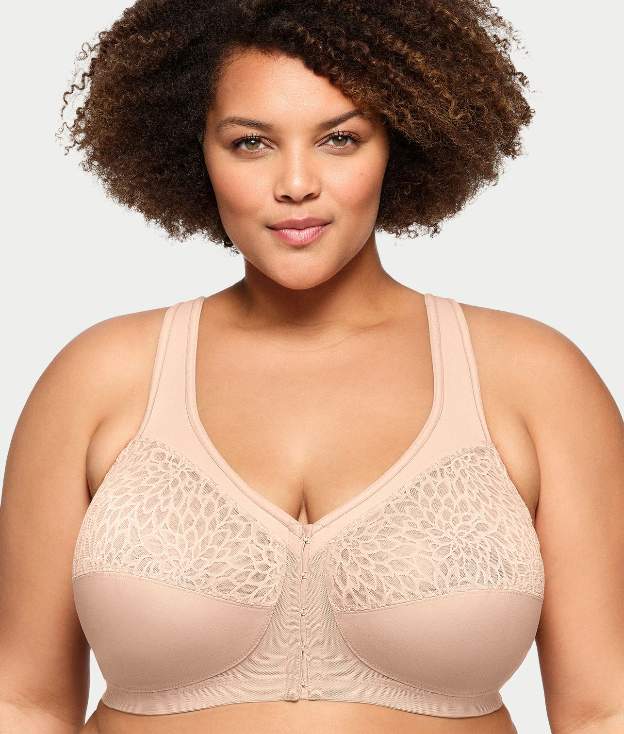 MagicLift Front-Close Racerback Wire-Free Bra - Image 6